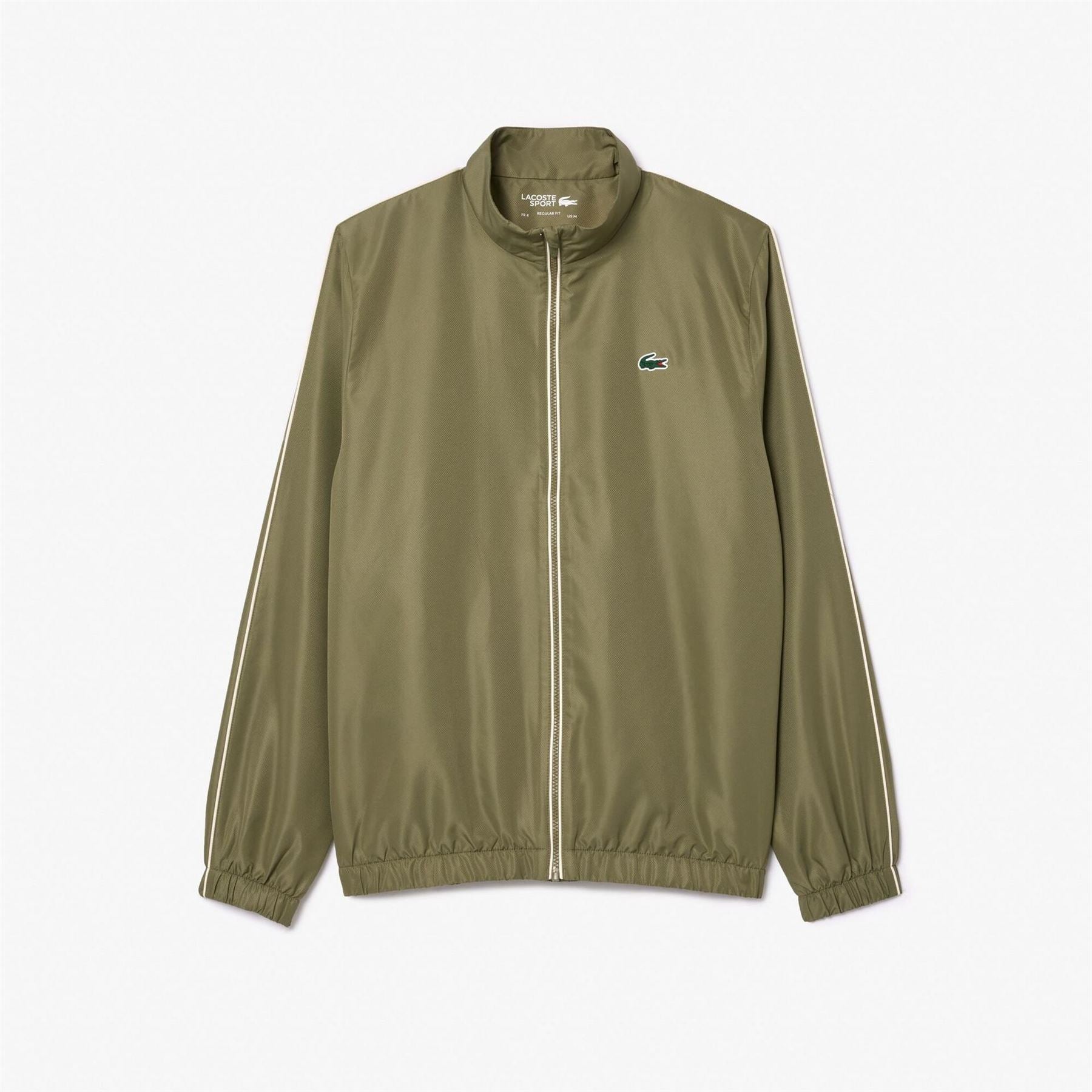Lacoste Crocodile Print Zip Neck Long Sleeve Full Tracksuit