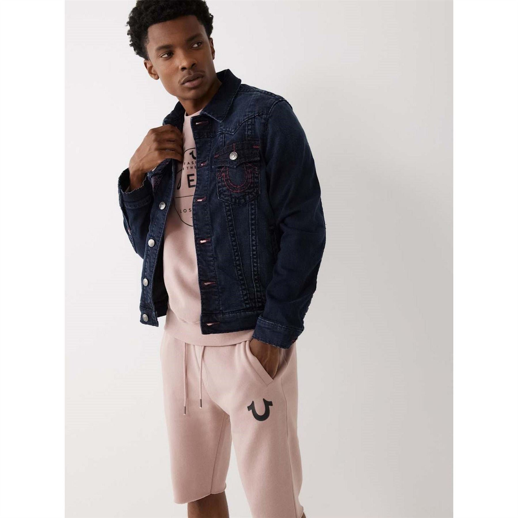 True Religion Jimmy Shirt Collared Denim Jacket
