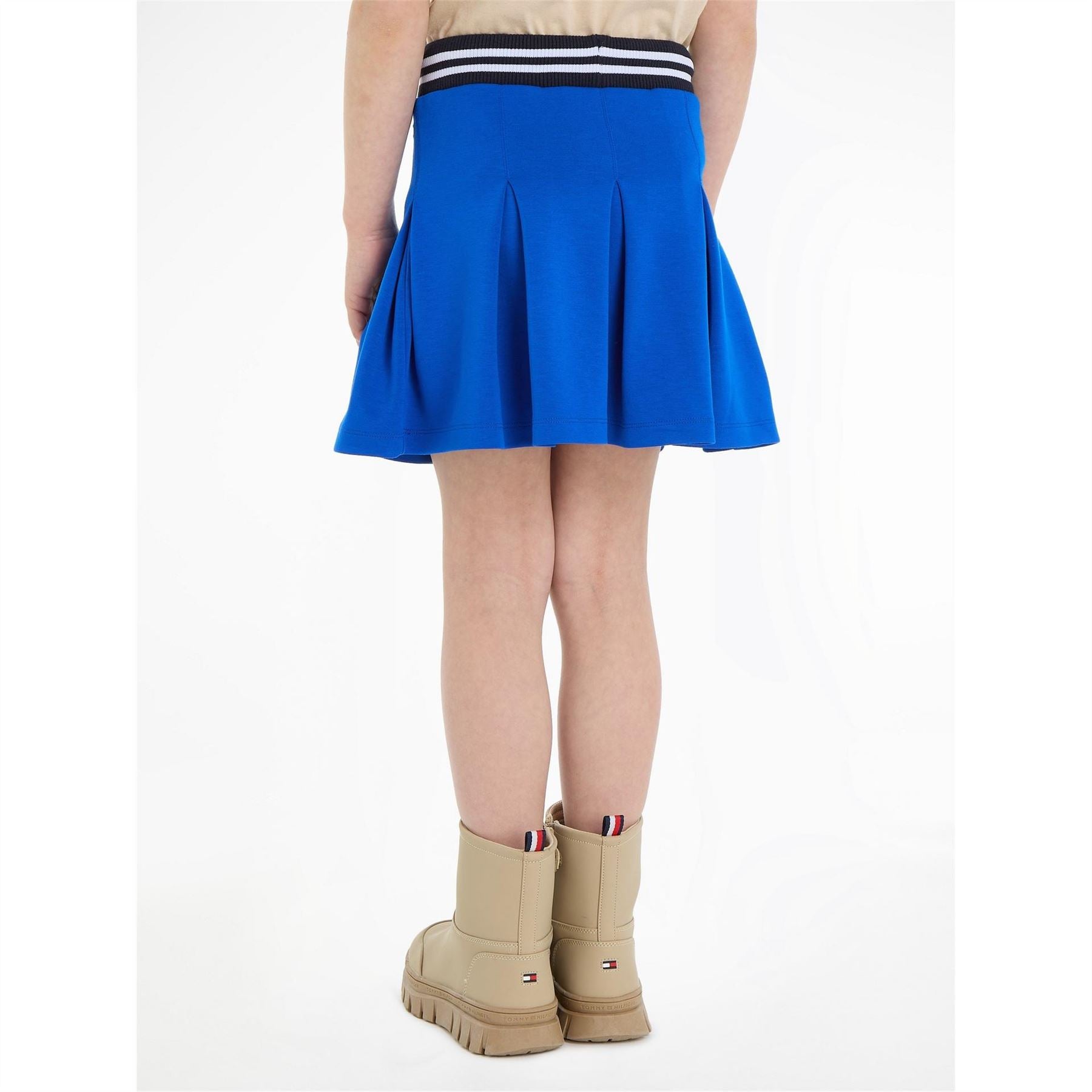 Tommy Hilfiger Monotype Pleated Mini Skirt Juniors
