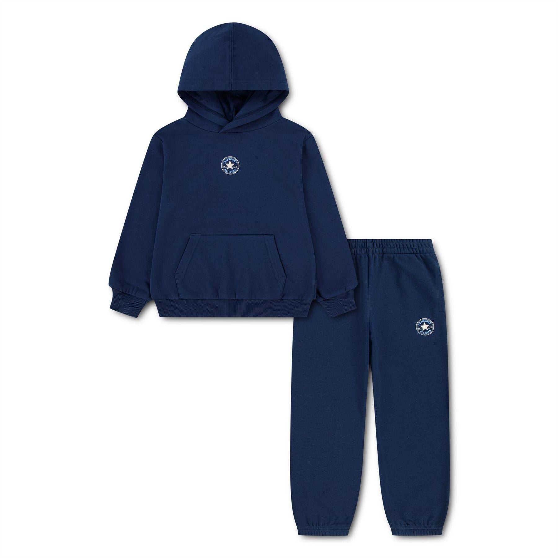 Converse Mini Logo Jumper And Joggers Cotton Pyjama Set
