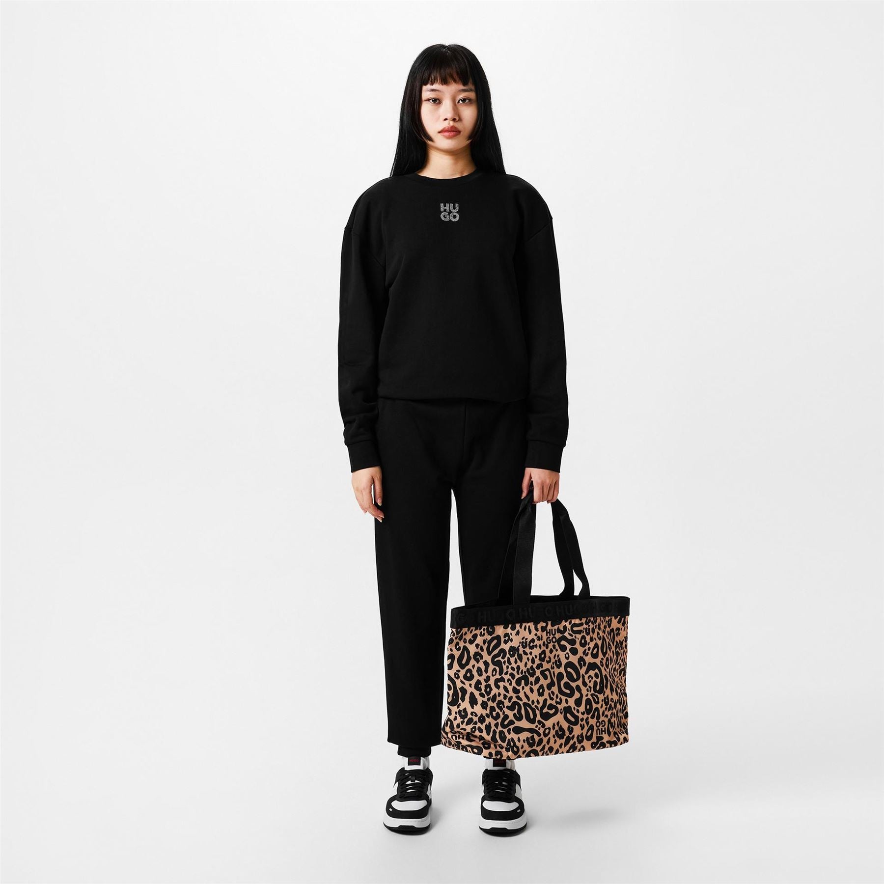 Hugo Crew Neck Regular Fit Long Sleeve Sweater