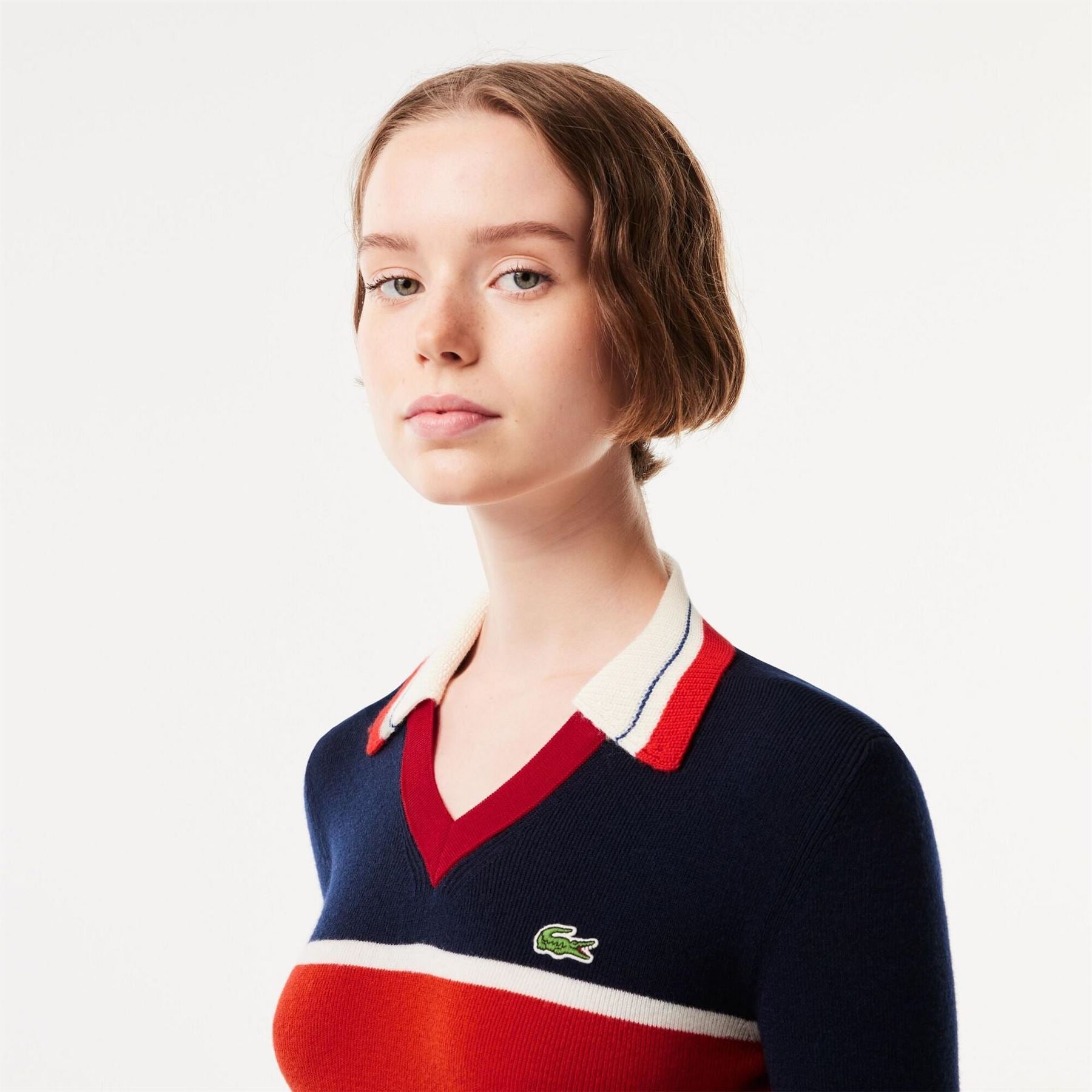 Lacoste Long Sleeve Contrast T-Shirt