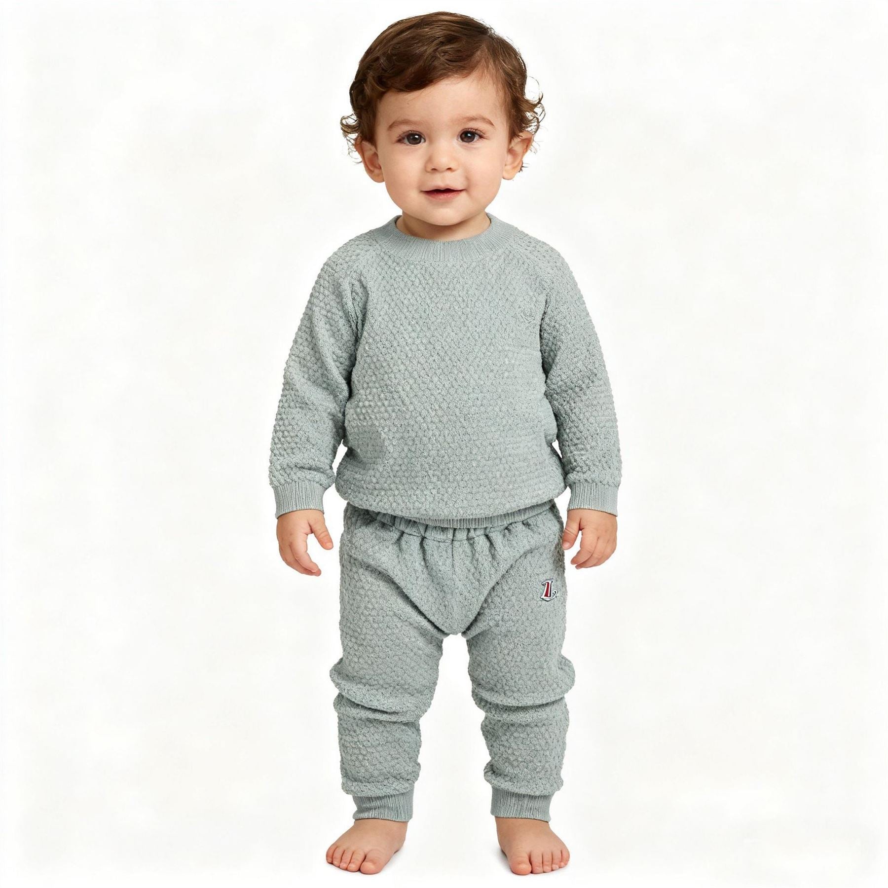 Jack Wills Pointelle Cotton Long Sleeve Pyjama Set