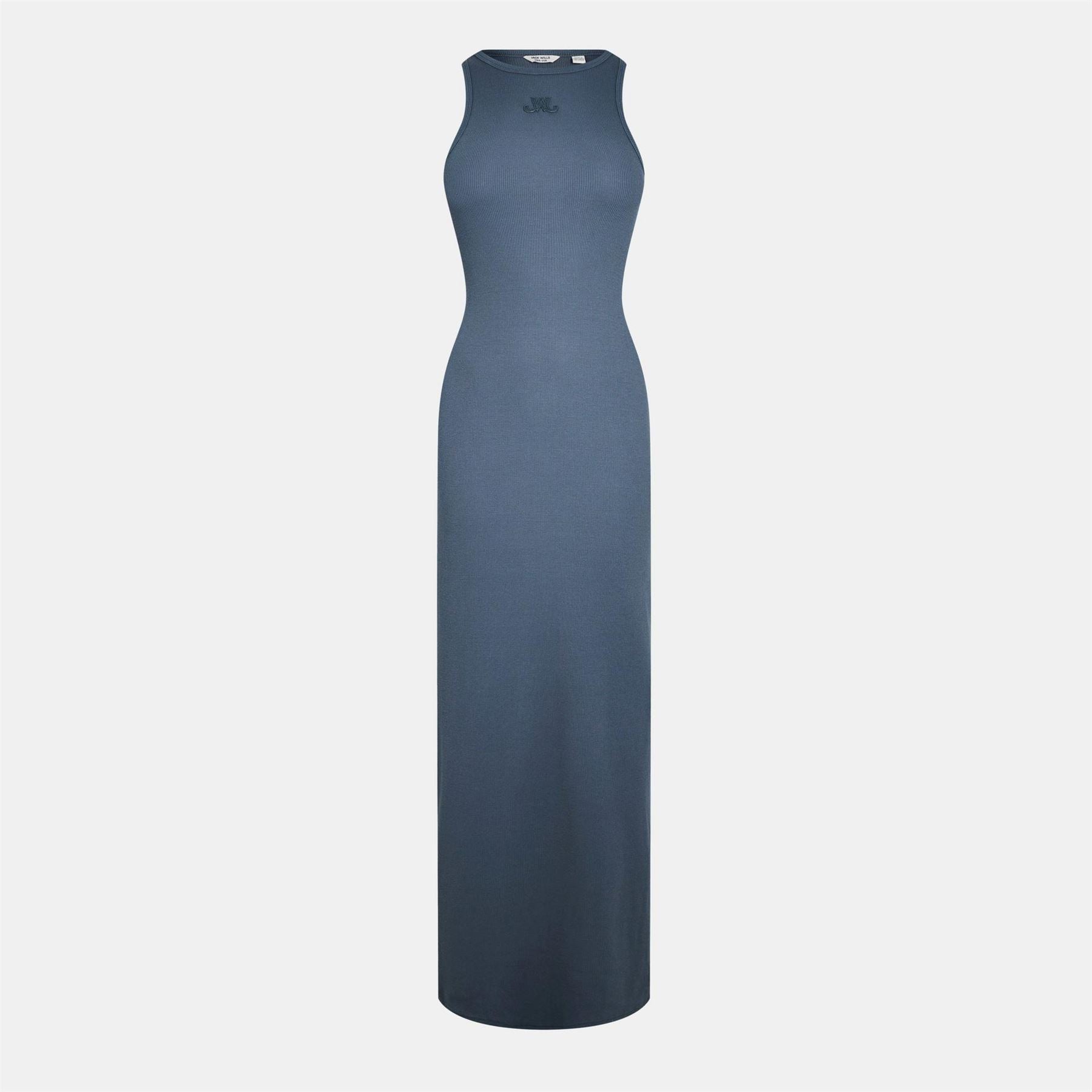 Jack Wills Racer Crew Neck Maxi Slip Dress