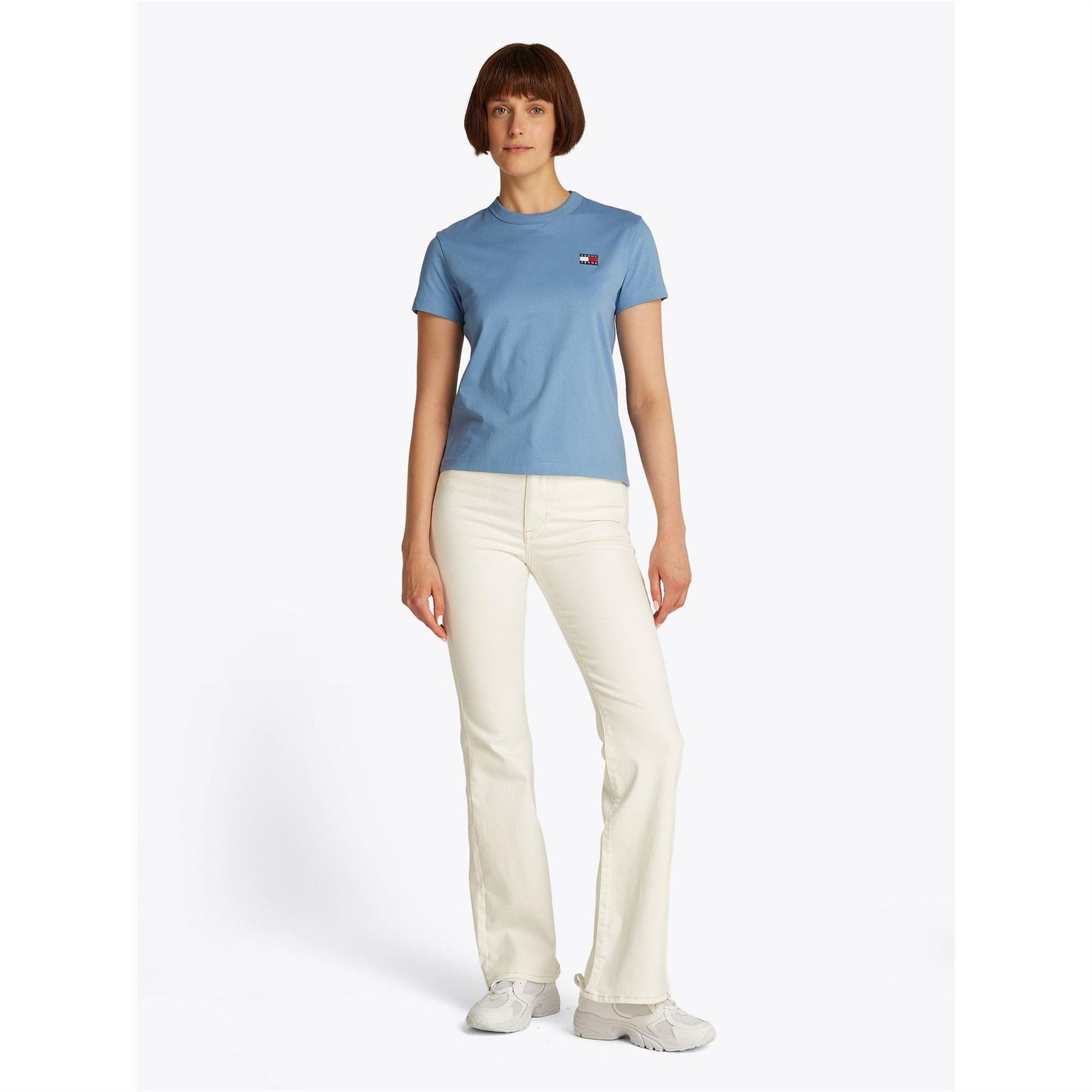 Tommy Jeans Regular Fit Badge Crew Neck T-Shirt
