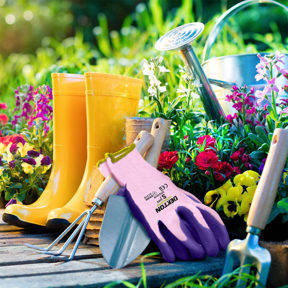 Dekton Gardening Latex Coated Gloves