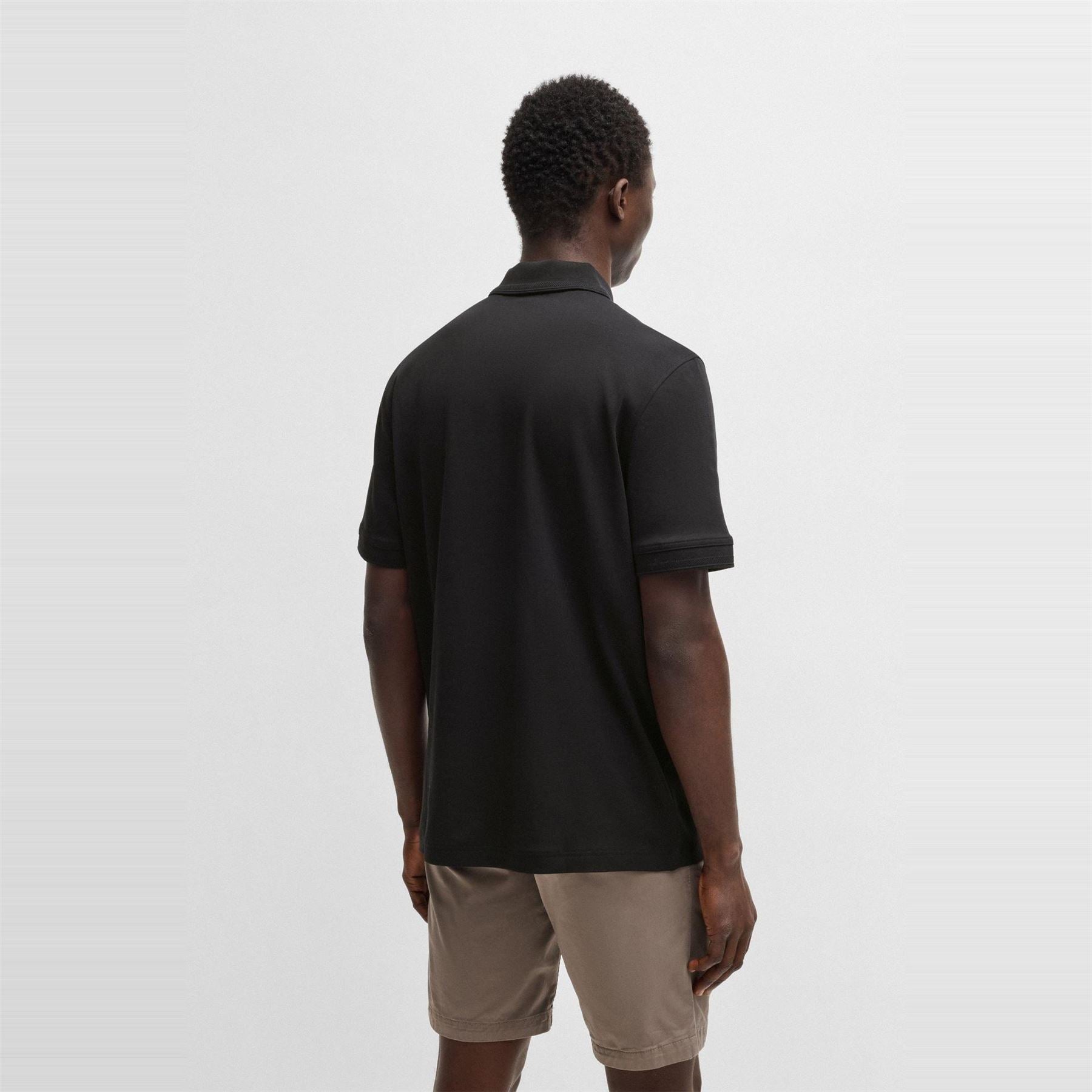 Boss Collared Neck Short Sleeve Regular Fit Shirt