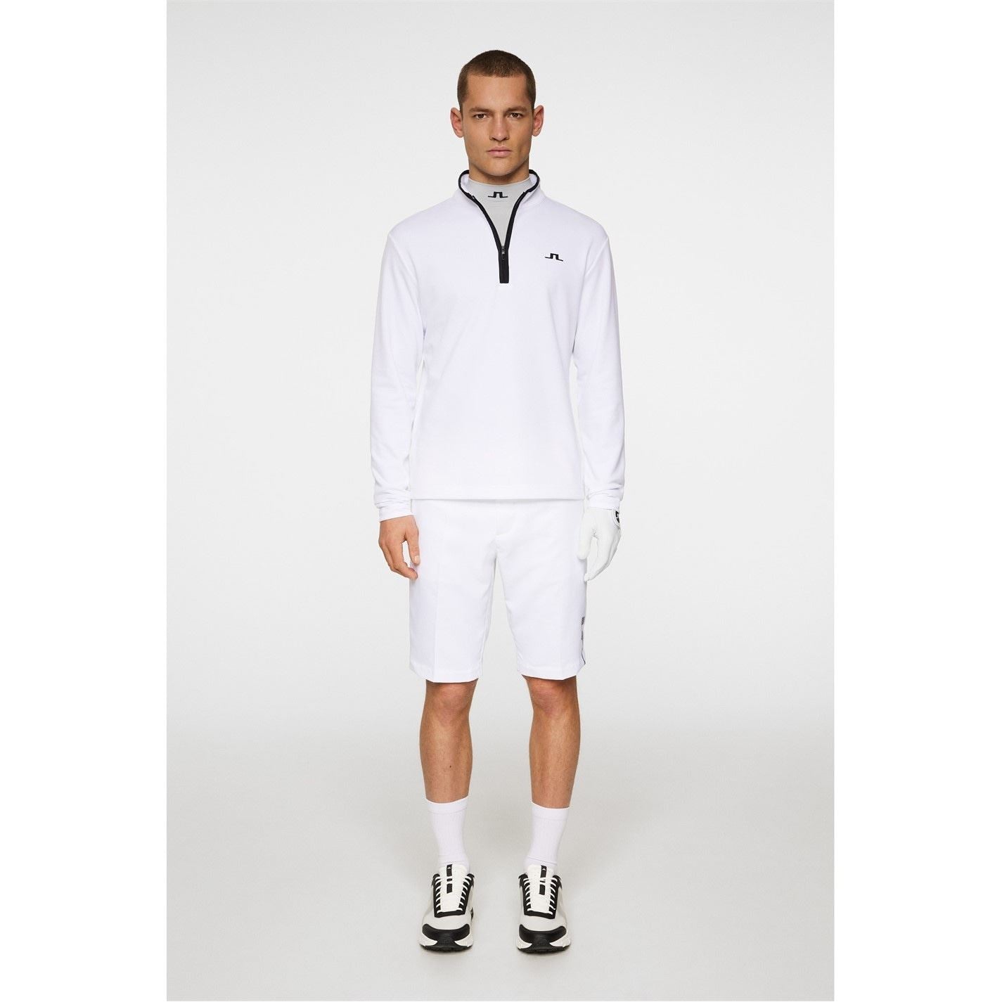 J Lindeberg Golf Half-Zip Regular Fit Long Sleeve Sweatshirt