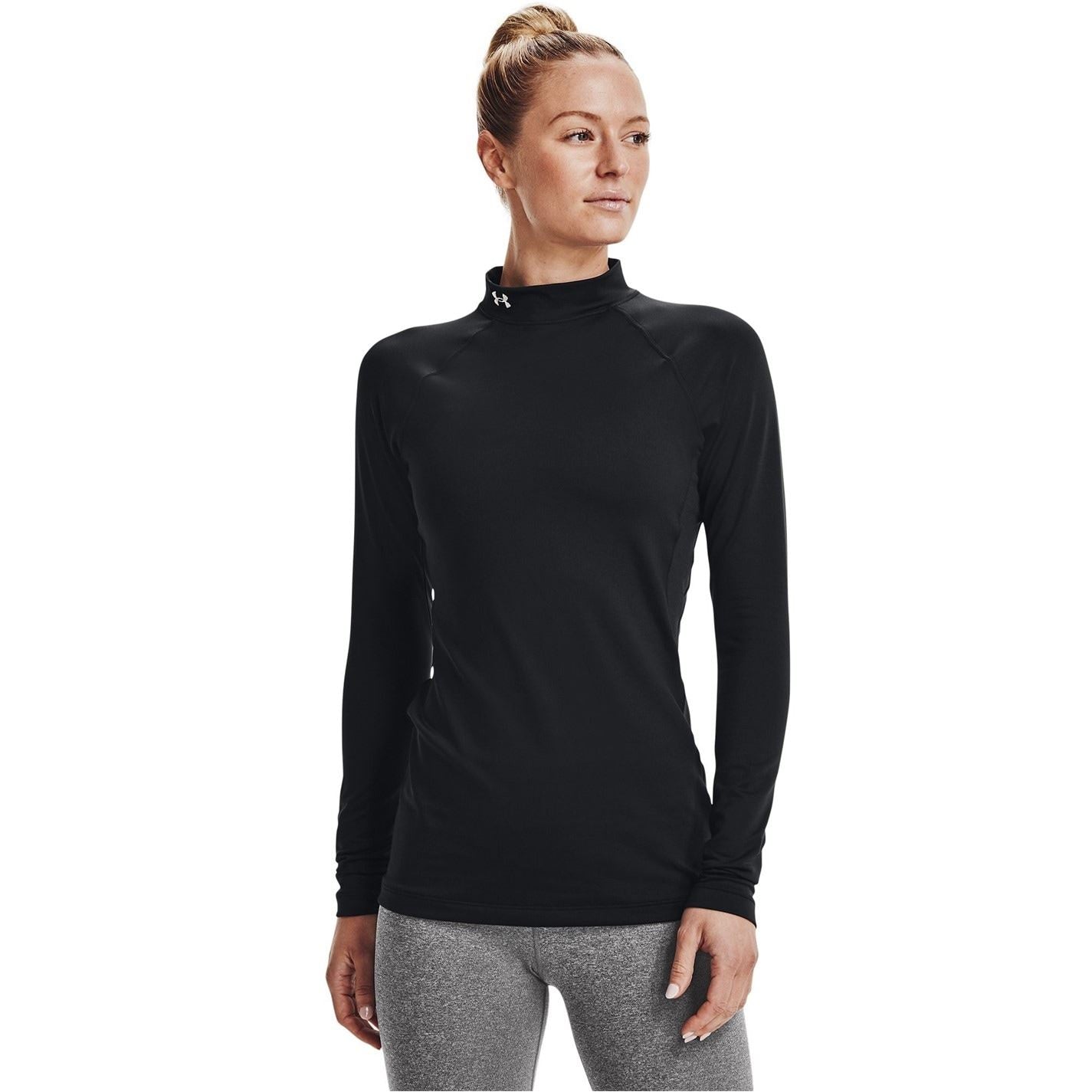 Under Armour Authentics Long Sleeve Performance Mockneck Gym Top