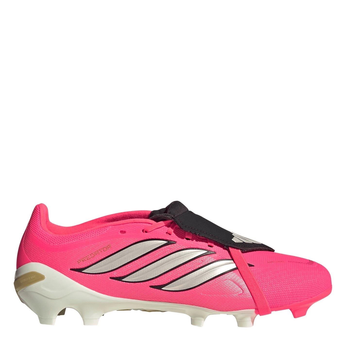 adidas Mens Predator Fold Over Tongue Academy Firm Ground Football Boots