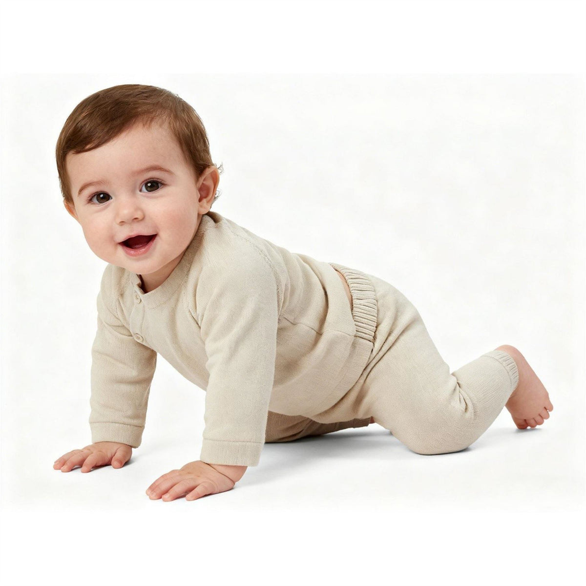 Pretty Green Cotton Long Sleeve Crew Neck Pyjama Set