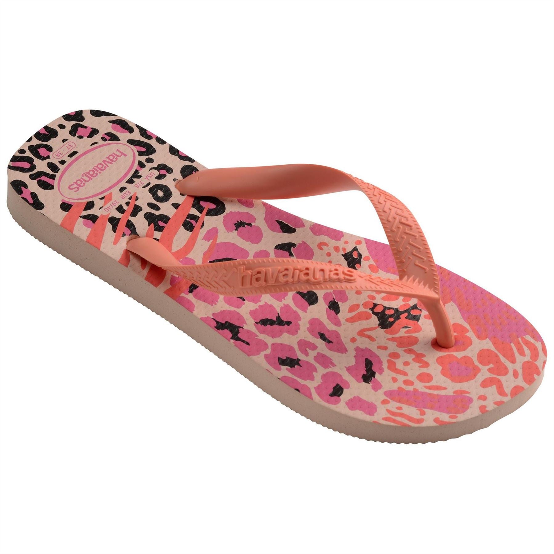 Havaianas Top Animals Grey Silver Flip Flops