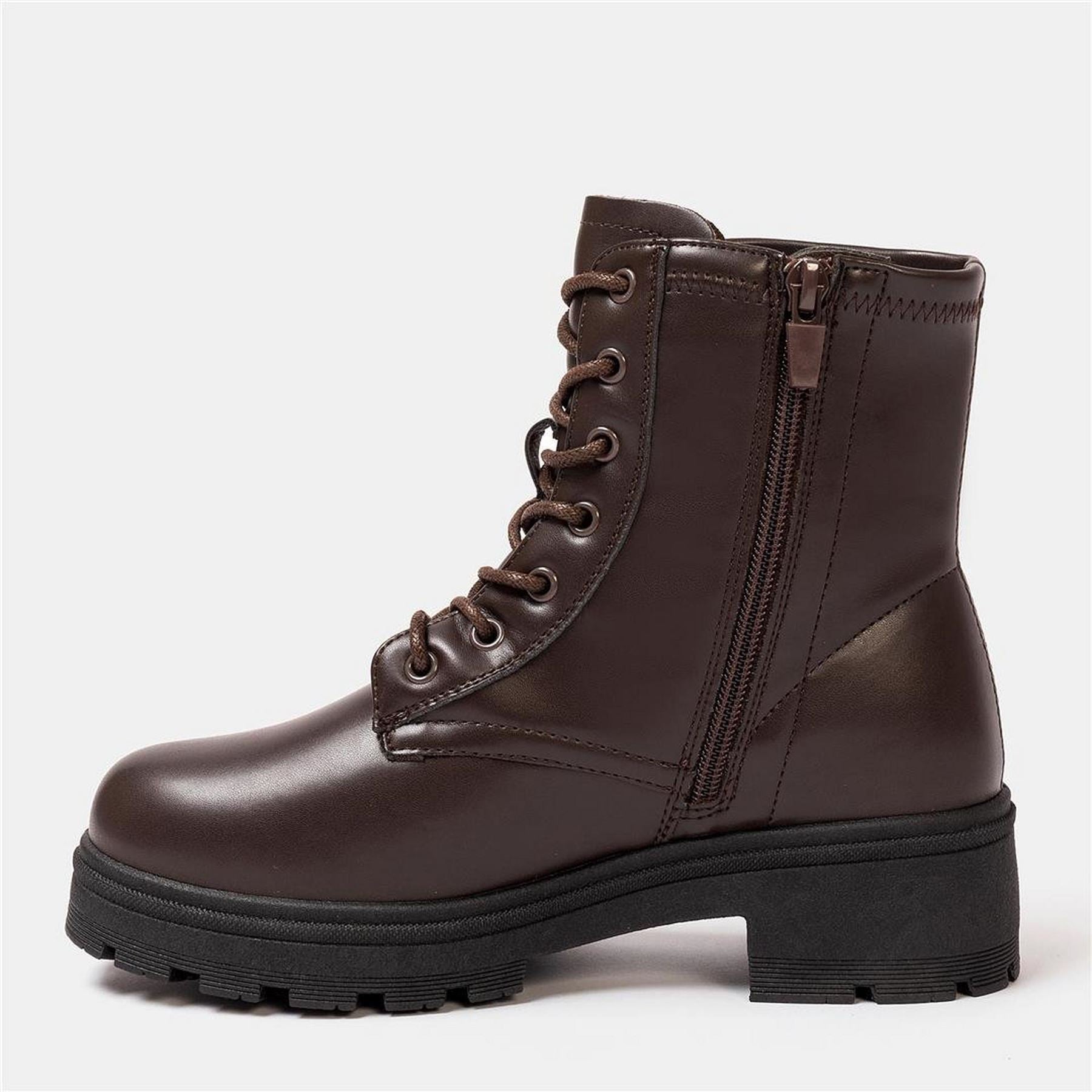 I Saw It First Womens Saw It First Biker Ankle Boots