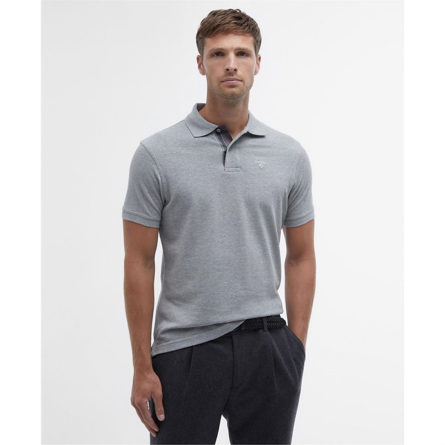 Barbour Tartan Pique Polo Shirt