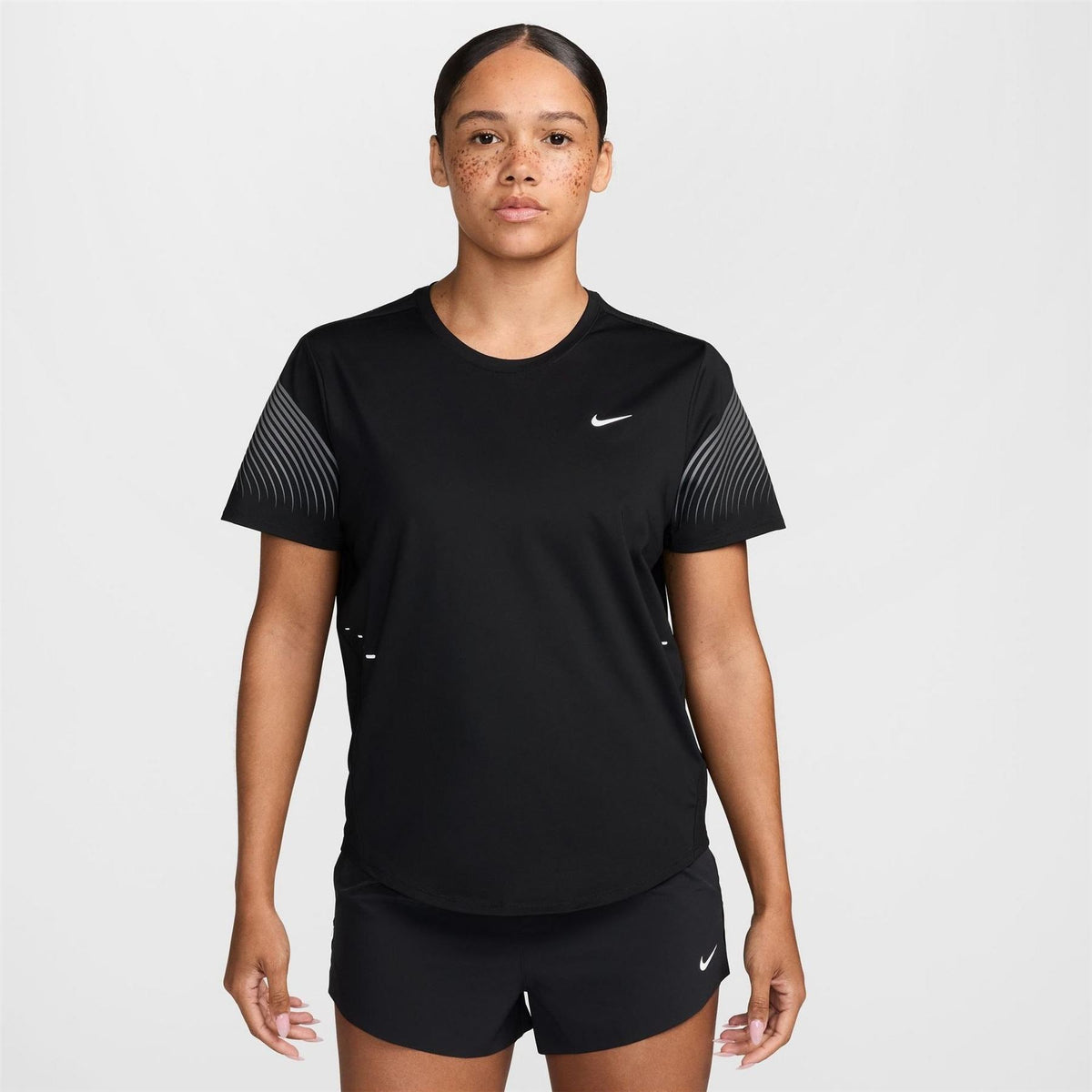 Nike Swift Flash Dri Fit Short Sleeve Crew Neck Running Top