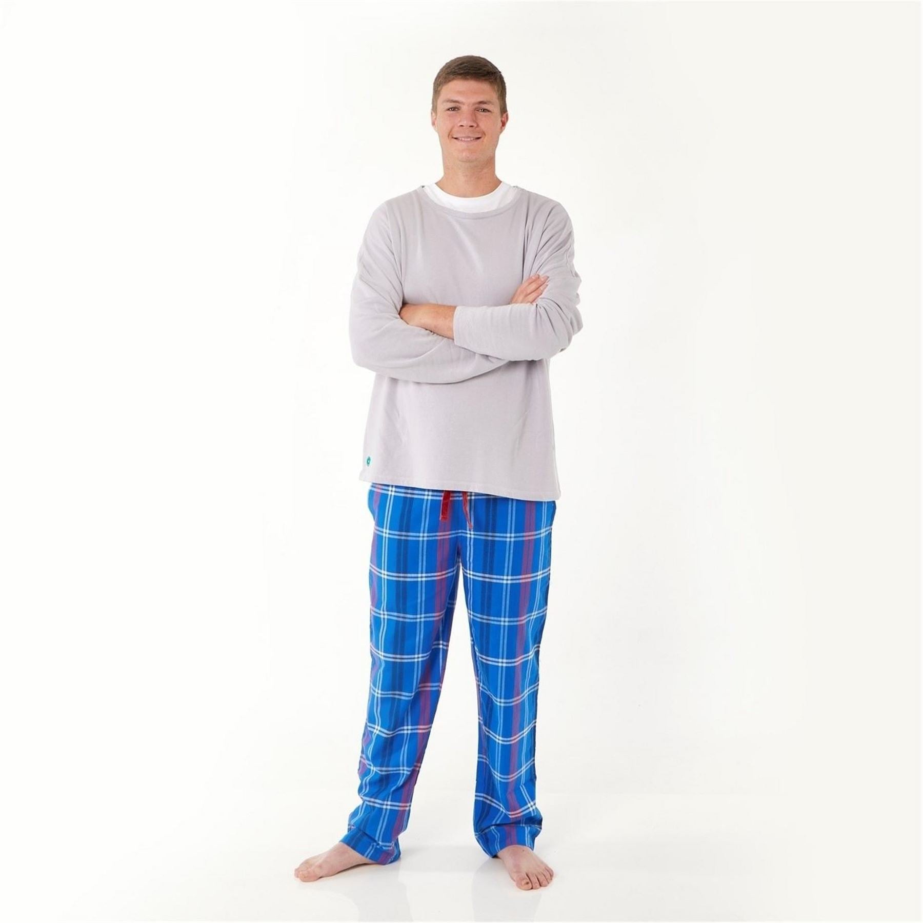 Loungers Mens Organic Brushed Cotton Lounge Trousers