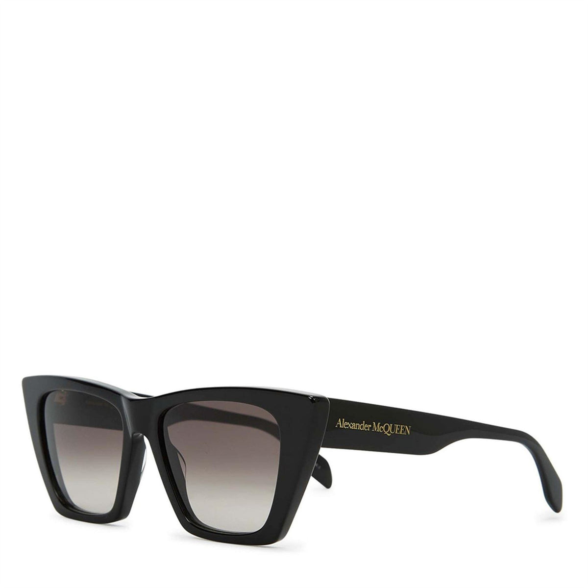 Alexander McQueen Cat Eye Black Sunglasses