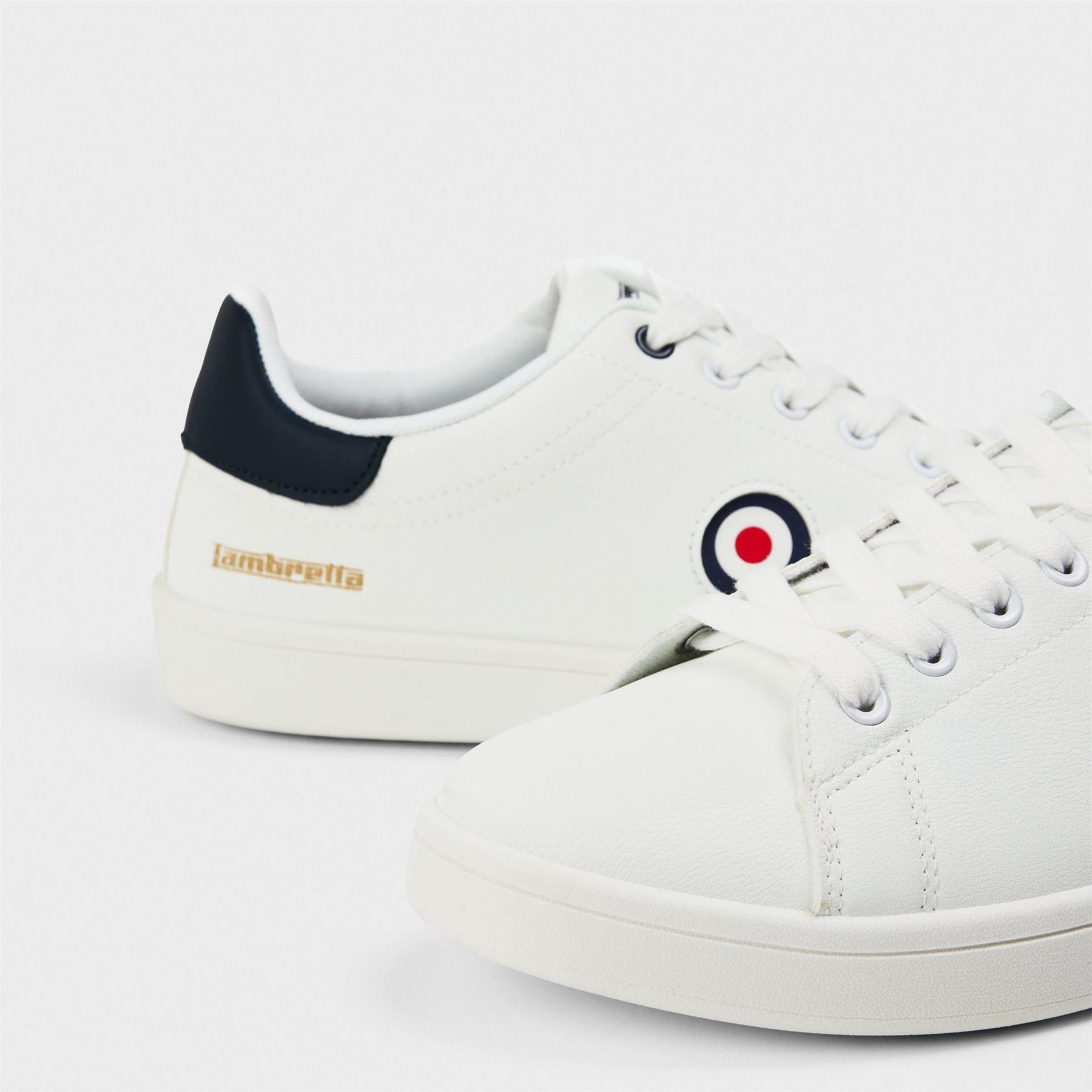 Lambretta Pinball 2 Round Toe Flat Heel Trainers