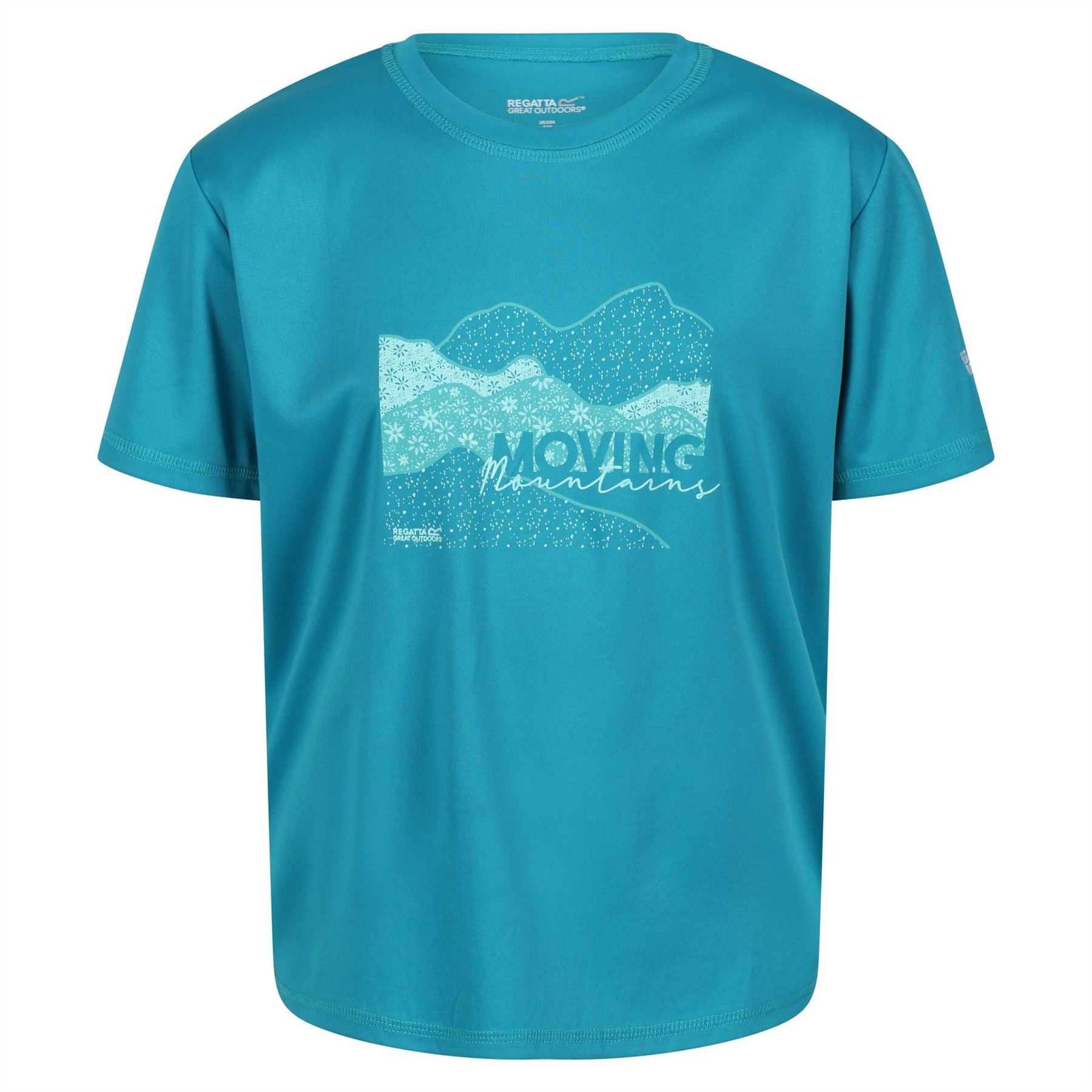 Regatta Text Graphic Crew Neck Short Sleeve Jersey T-Shirt