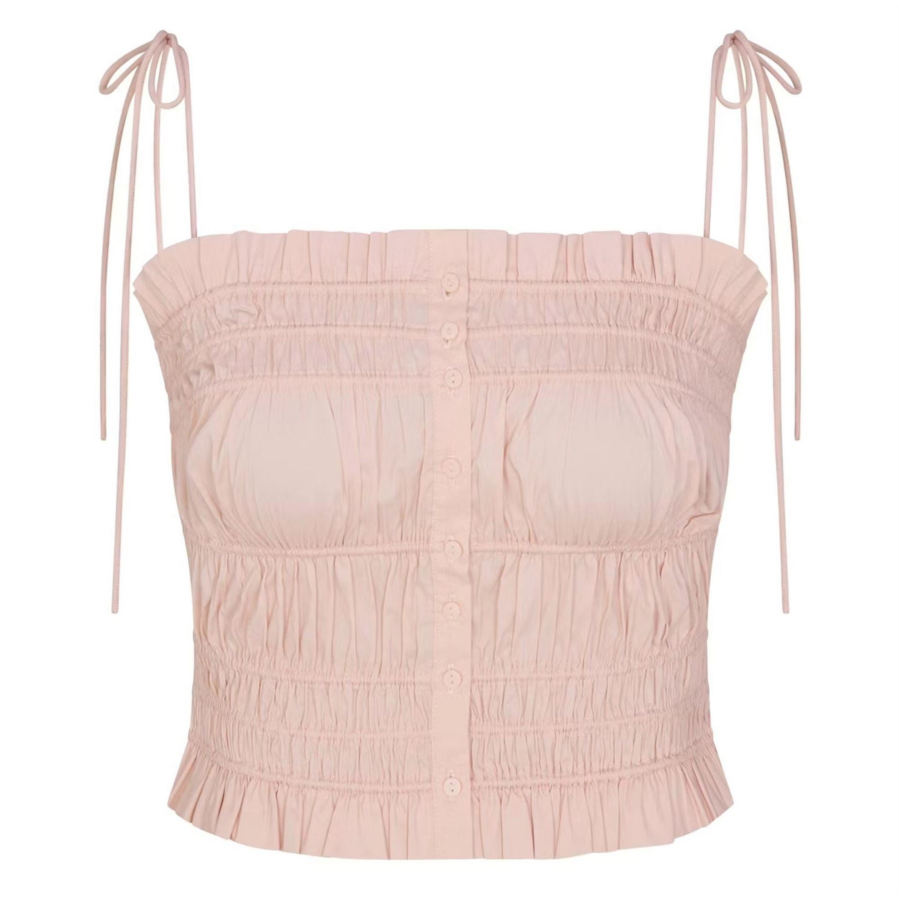 SKIMS Poplin Ruffle Cami
