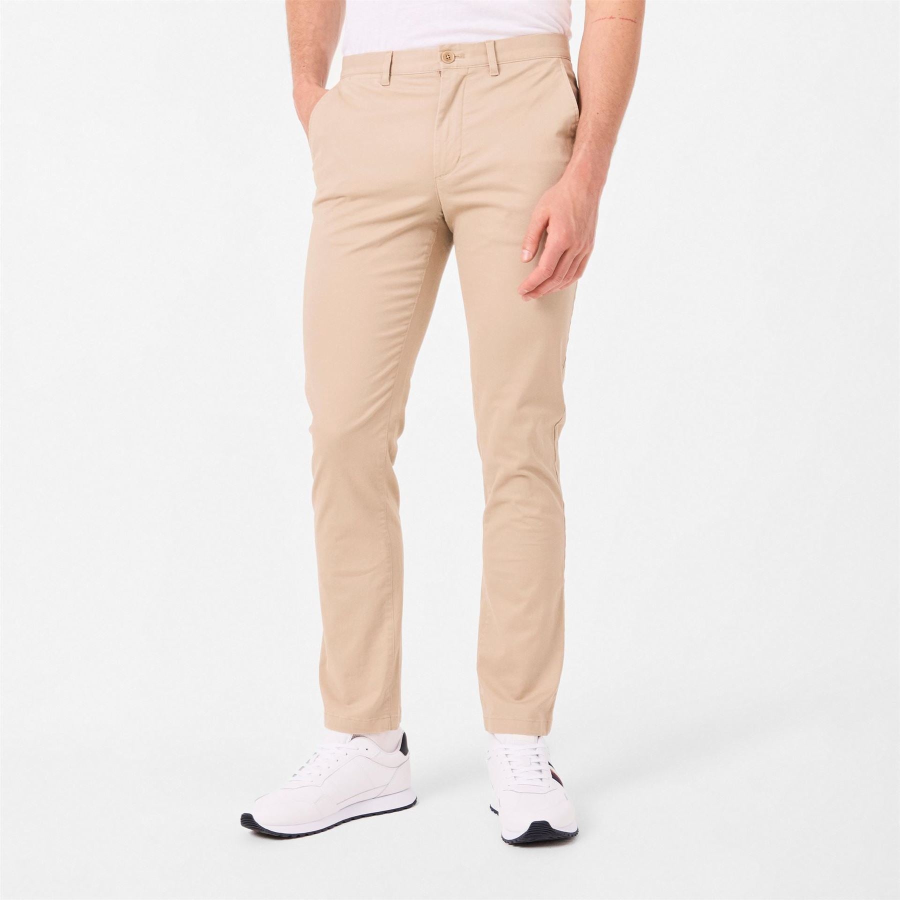 Tommy Hilfiger Denton Solid Patterned Five Pocket Chinos