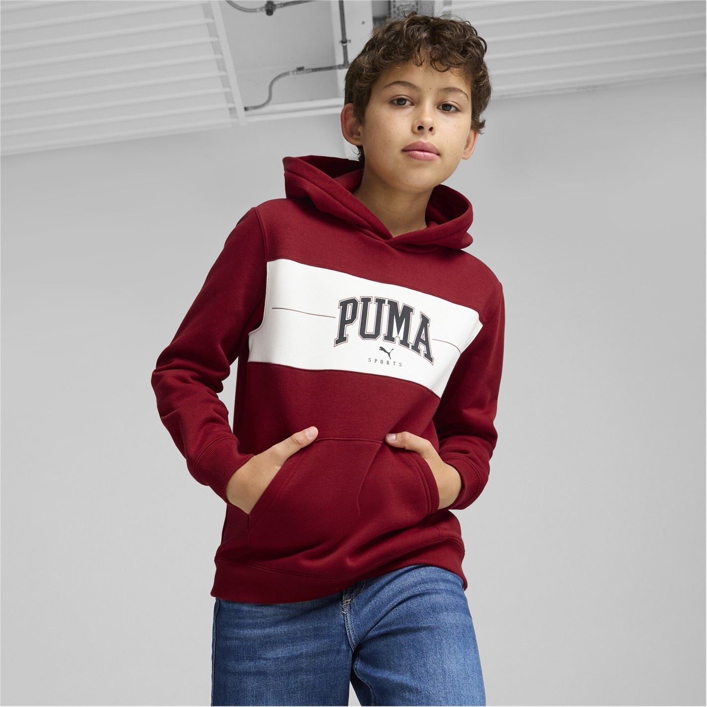 Puma Squad Hoodie Fl B Hoody Unisex Kids