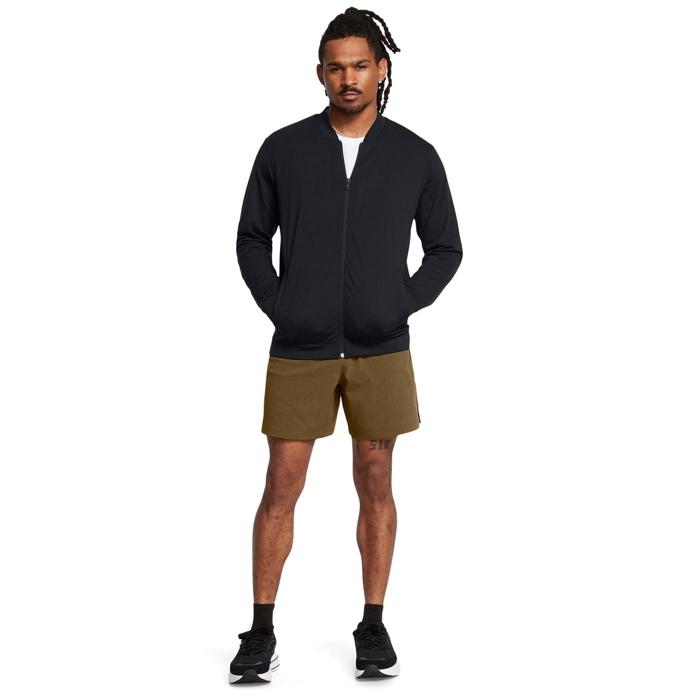 Under Armour Meridian Bomber Four Way Stretch Moisture Wicking Performance Training Jacket