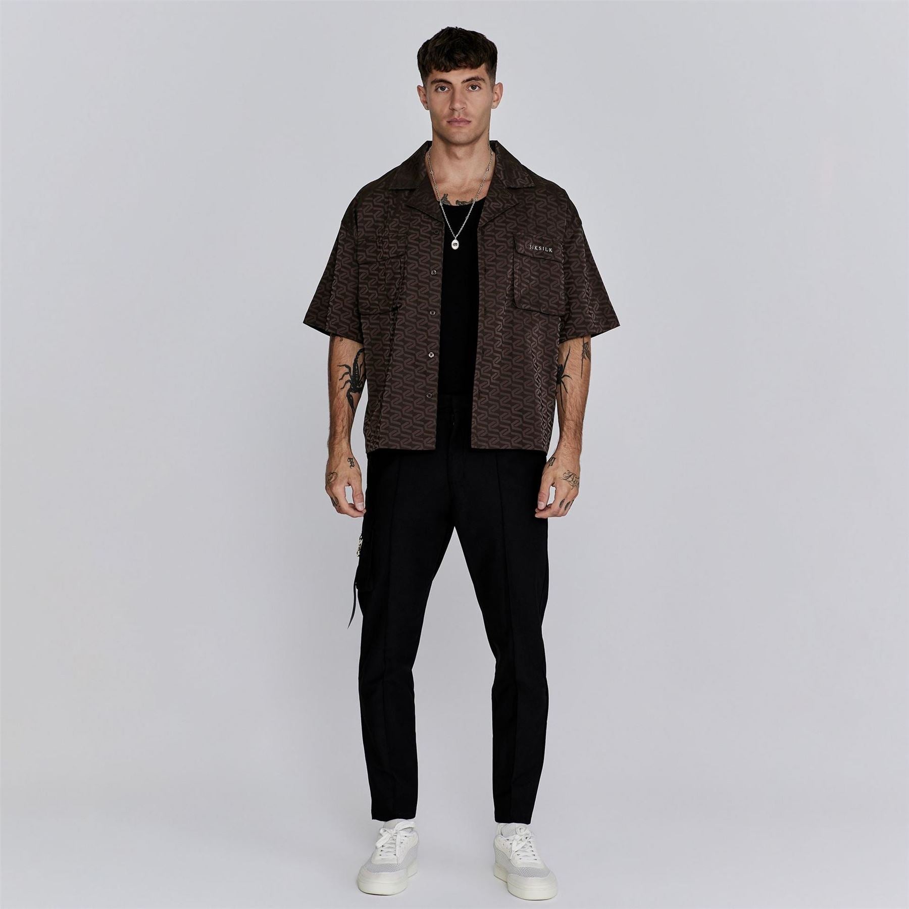 SikSilk Relaxed Fit Short Sleeve Shirt