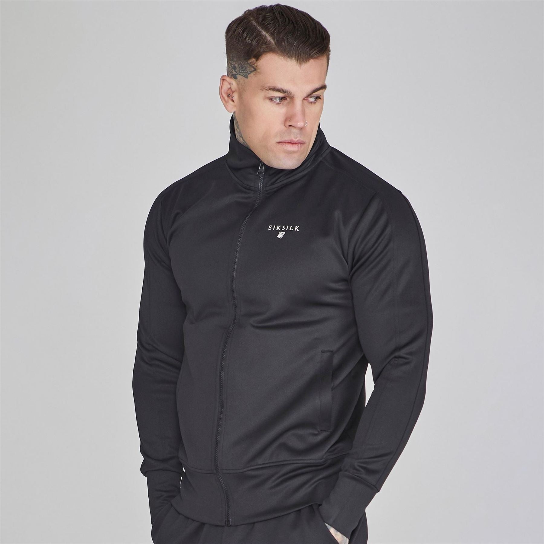 SikSilk Silksilk Essential Poly Tracksuit Top