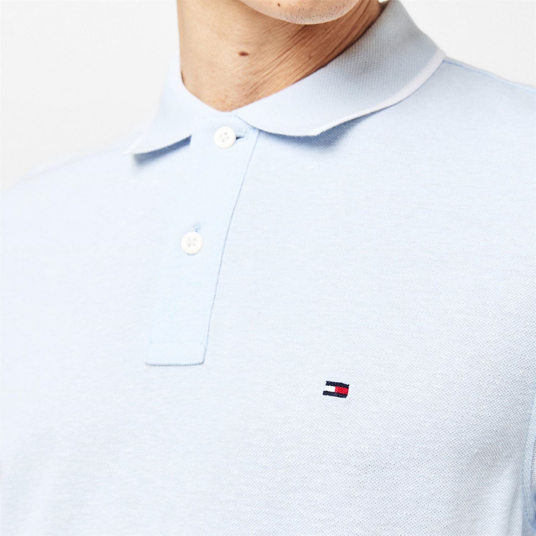 Tommy Hilfiger Linen Pique Regular Fit Short Sleeve Polo Shirt