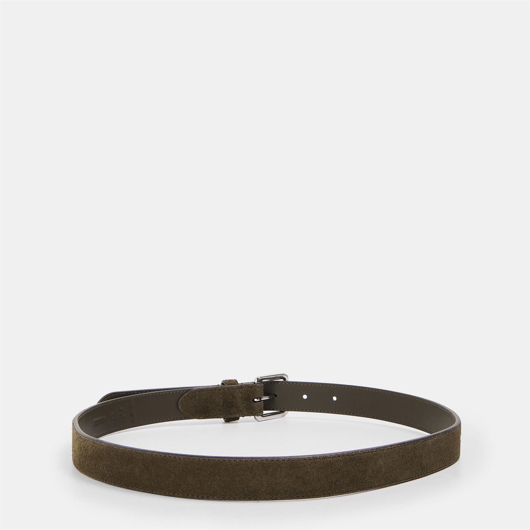 Lauren by Ralph Lauren Leather Logo Pin Buckle Belt