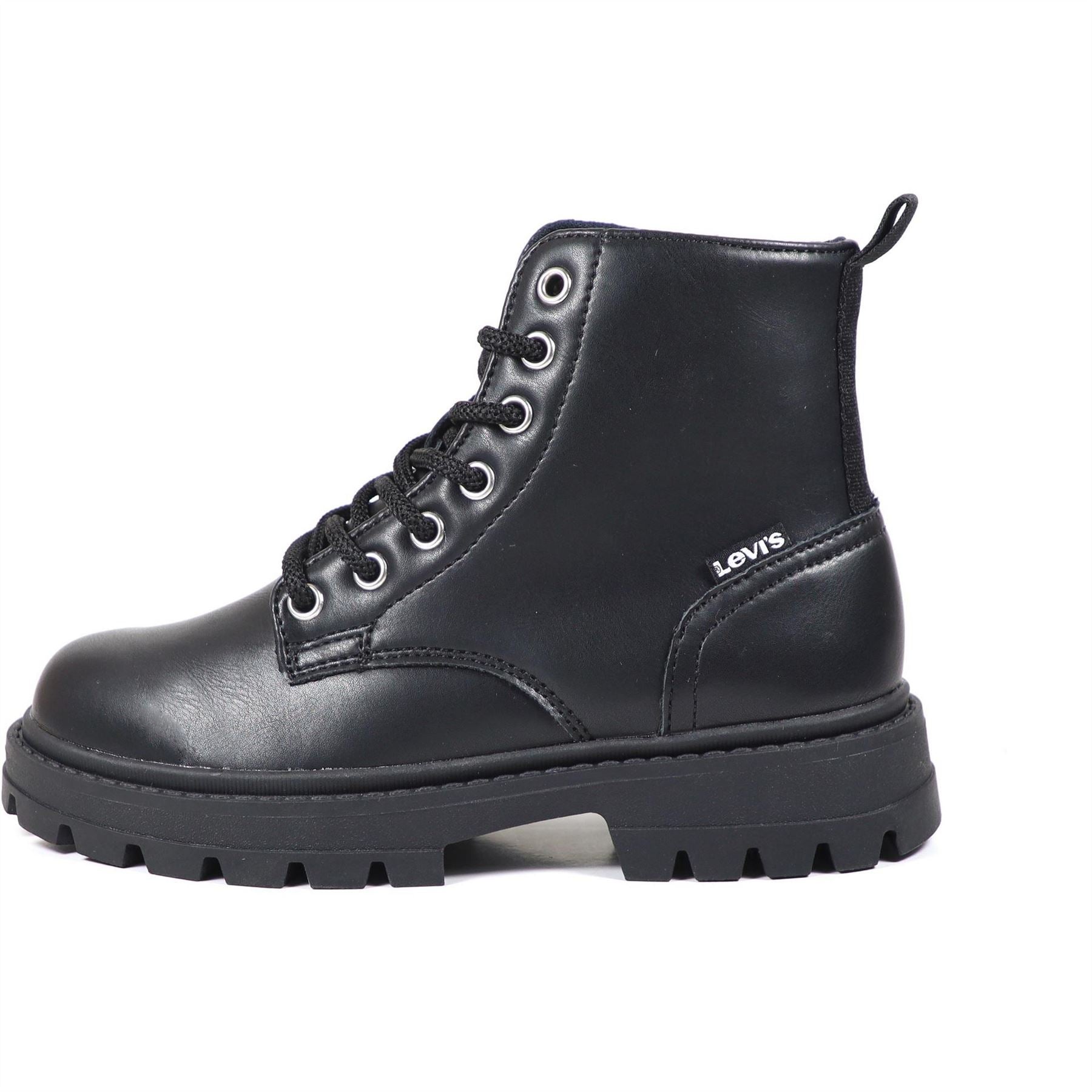 Levis Pasadena Refresh Combat Boots with Lug Sole