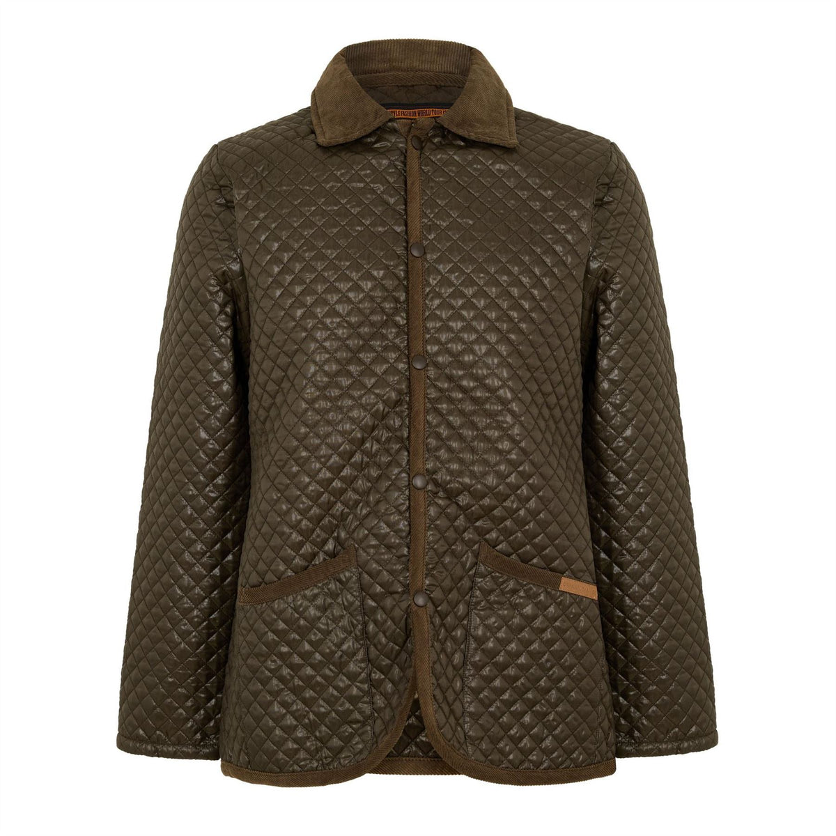 Criminal Damage Player Textured Snap Button Shirt Collared Jacket