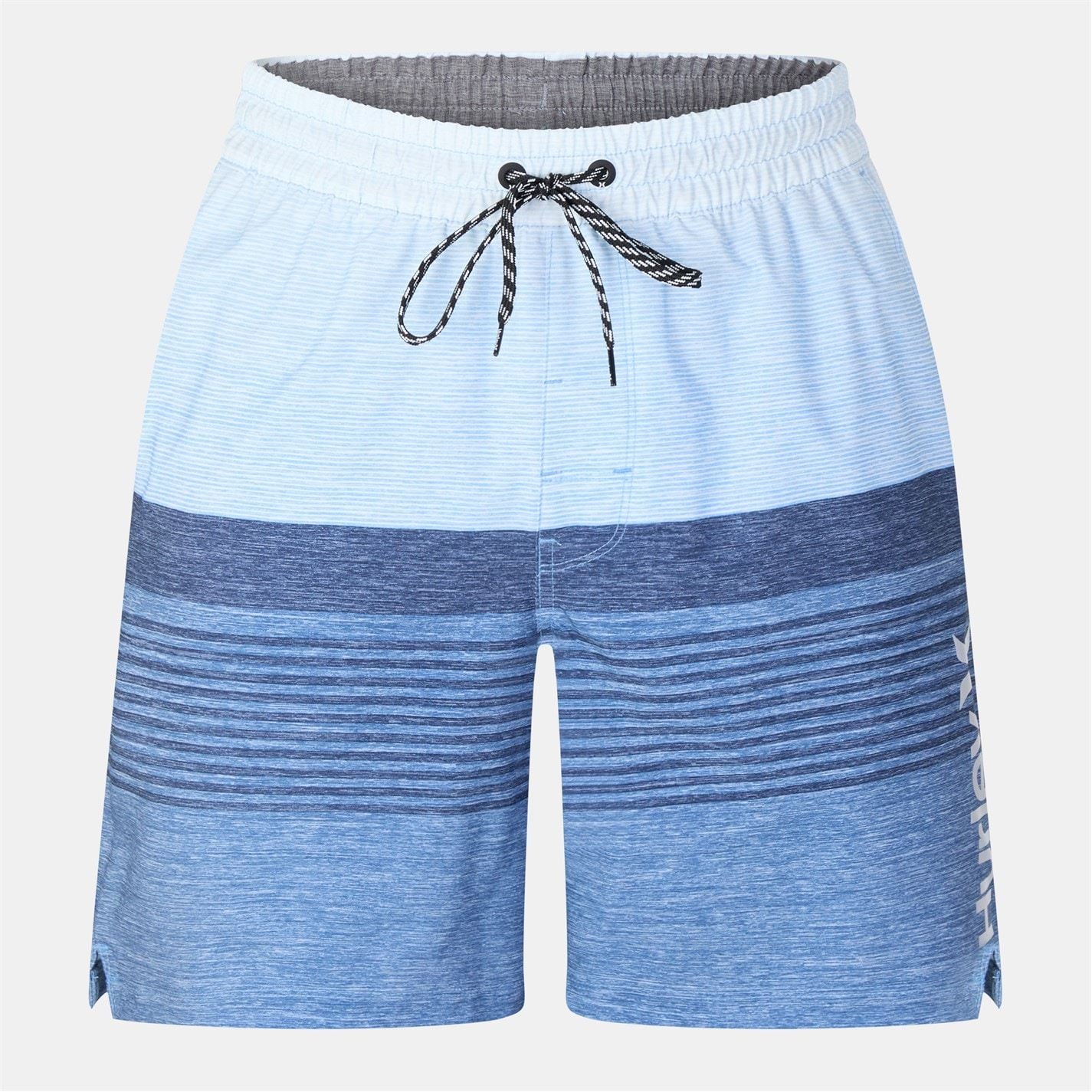 Hurley Regular Fit Horizontal Stripe Swim Shorts