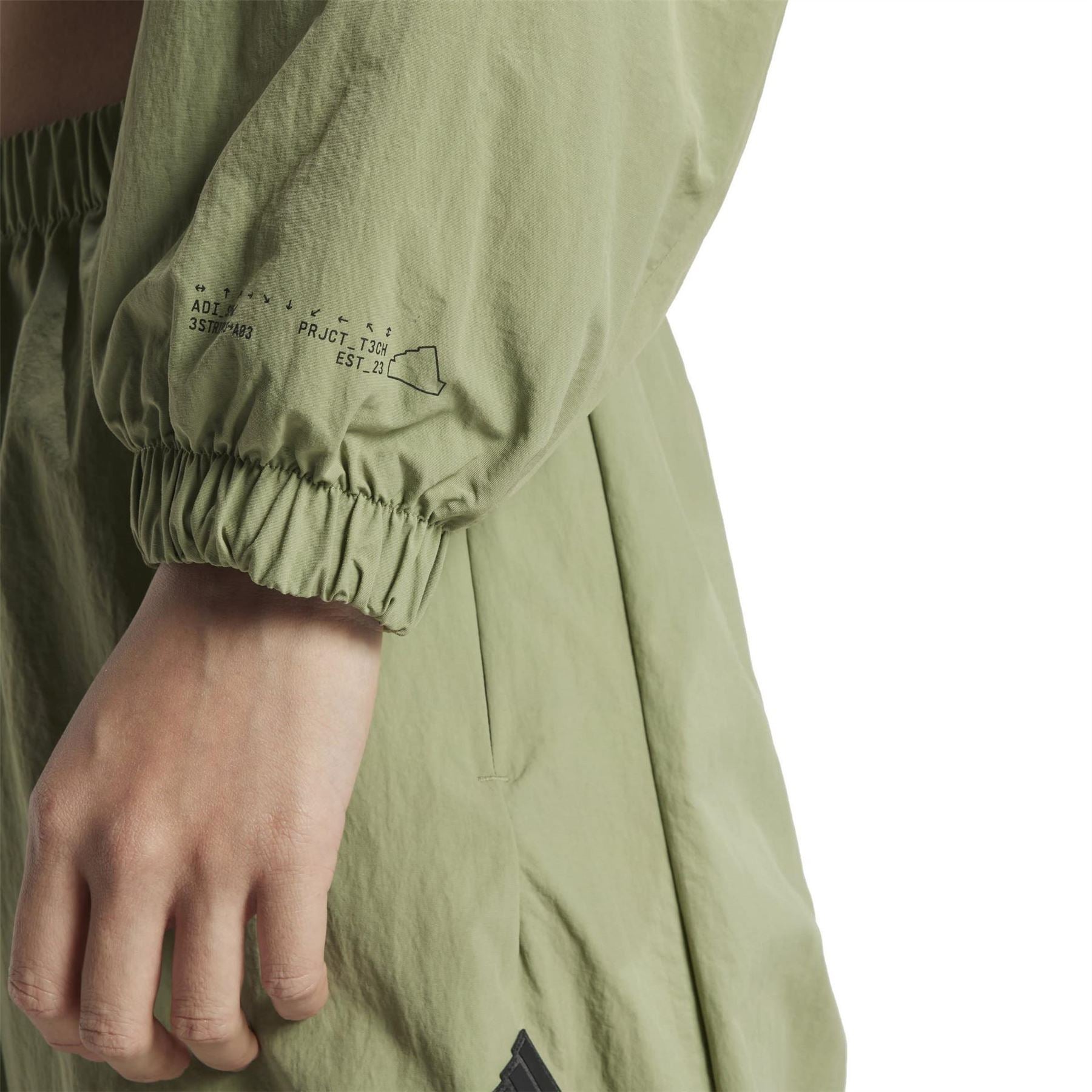 adidas City Escape Padded Cropped Bomber Jacket