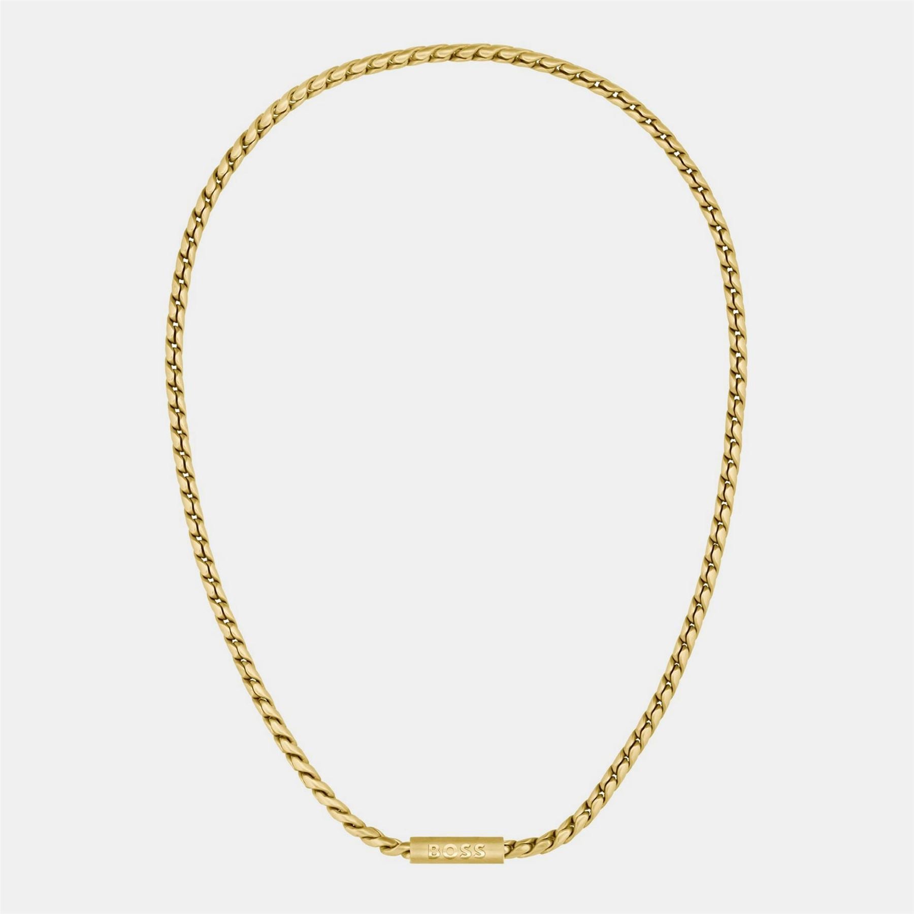 Boss Doran Light Yellow Gold Ip Necklace
