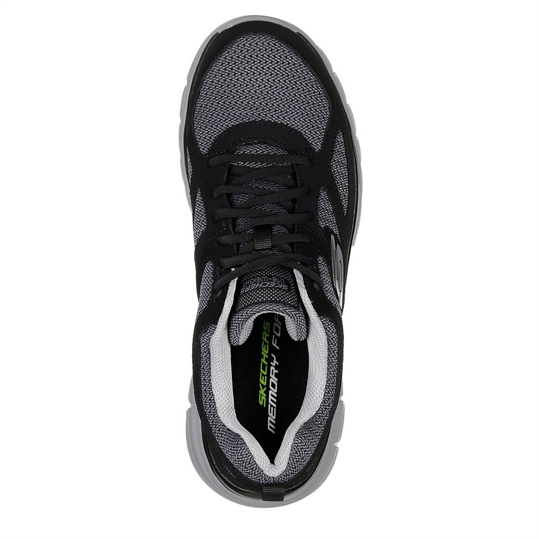 Skechers Mens Flex Burns Agoura Trainers
