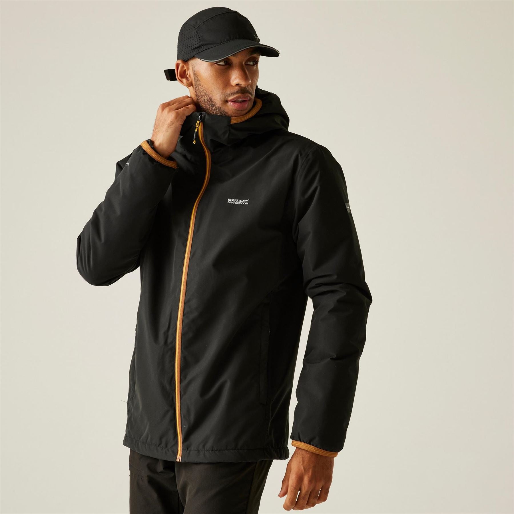Regatta Caspen Isotex 10000 Breathable Waterproof Long Sleeve Full Zip Waterproof Jacket