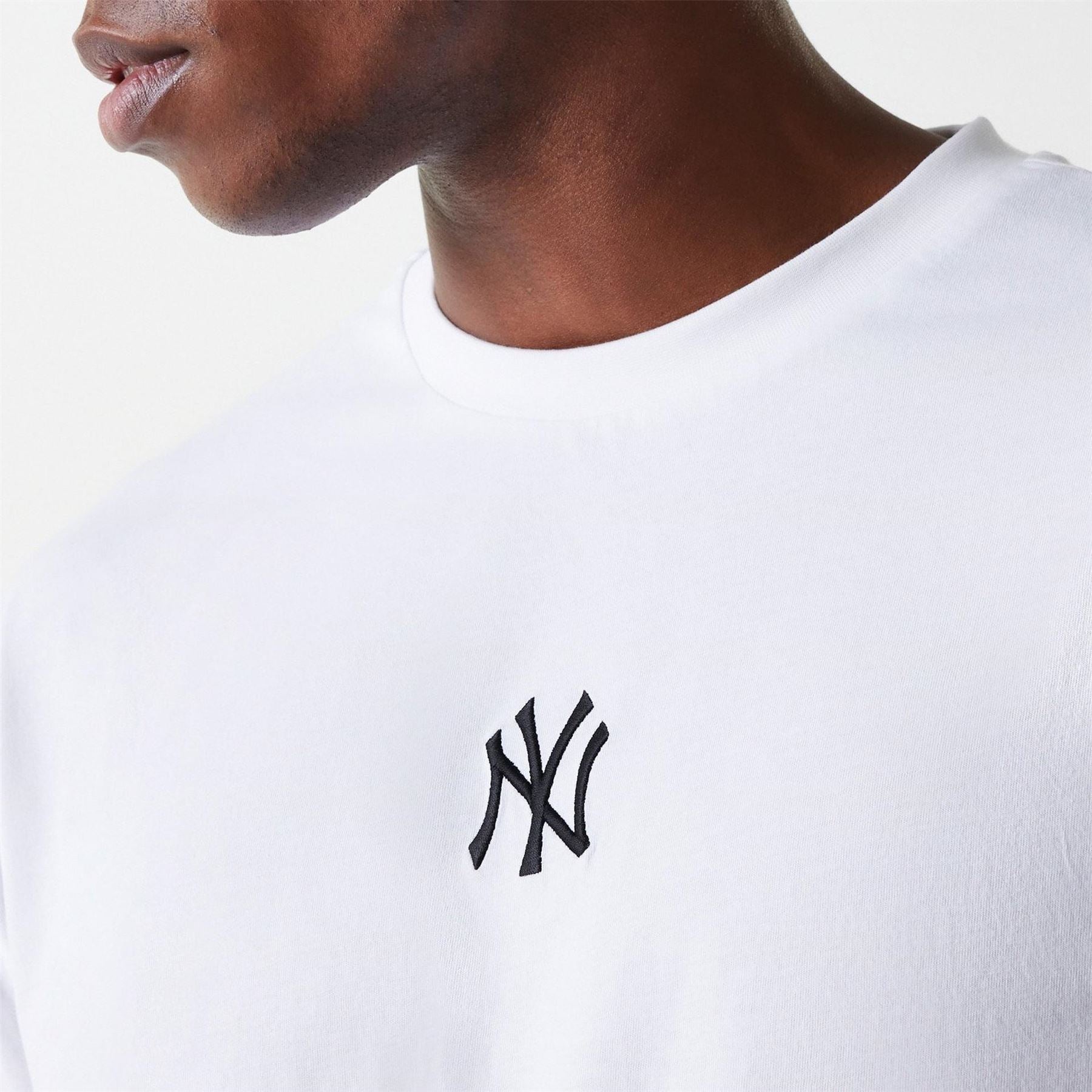 New Era Essential Oversized Embroidered Boyfriend T-Shirt