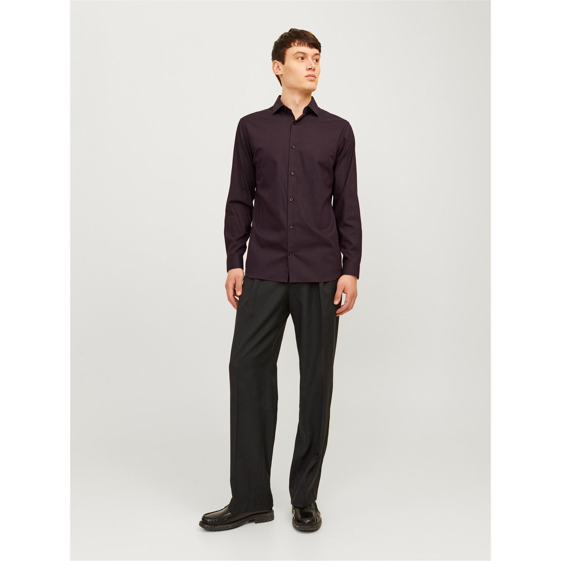 Jack and Jones Slim Fit Long Sleeve Parker Shirt