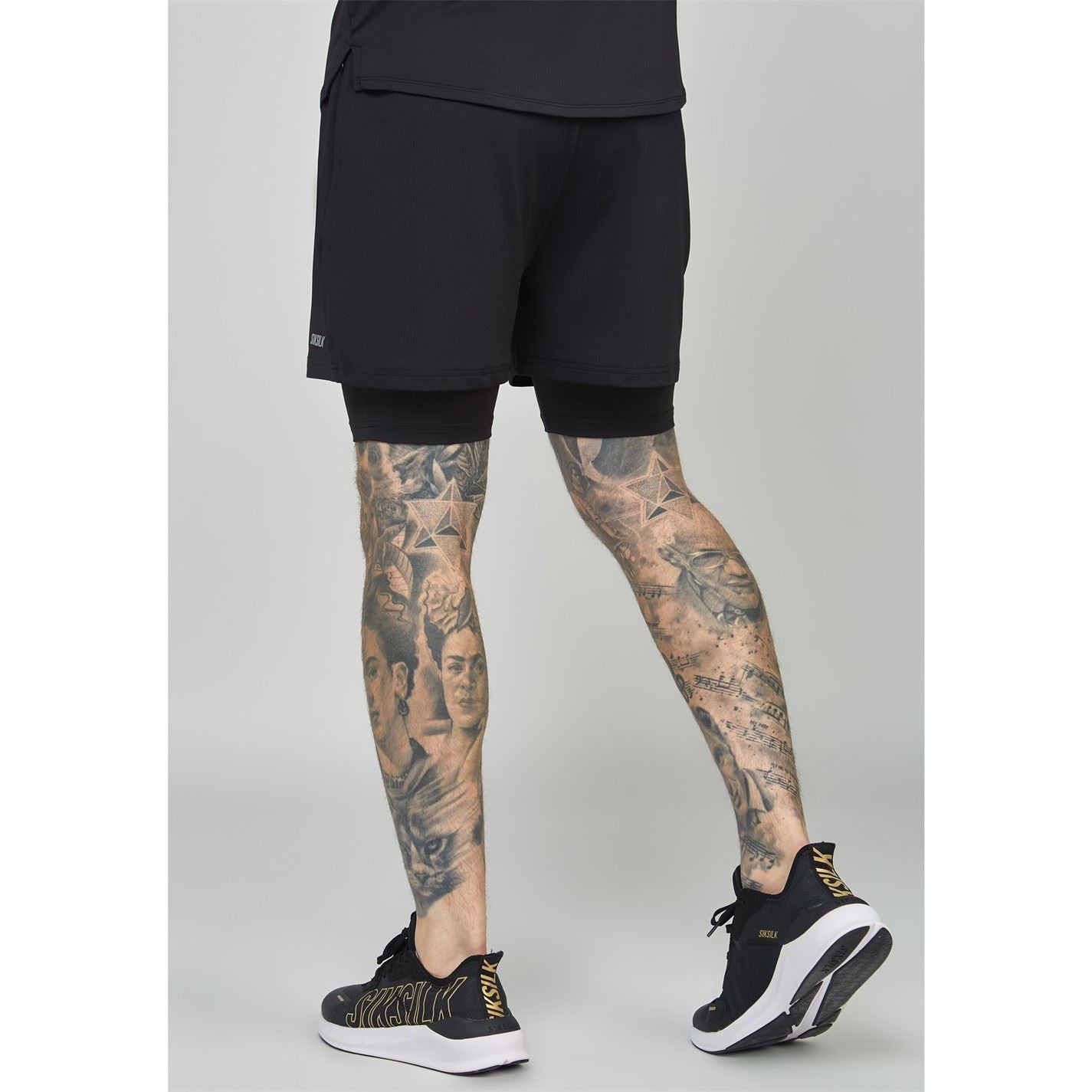 SikSilk Dual Athletic Shorts