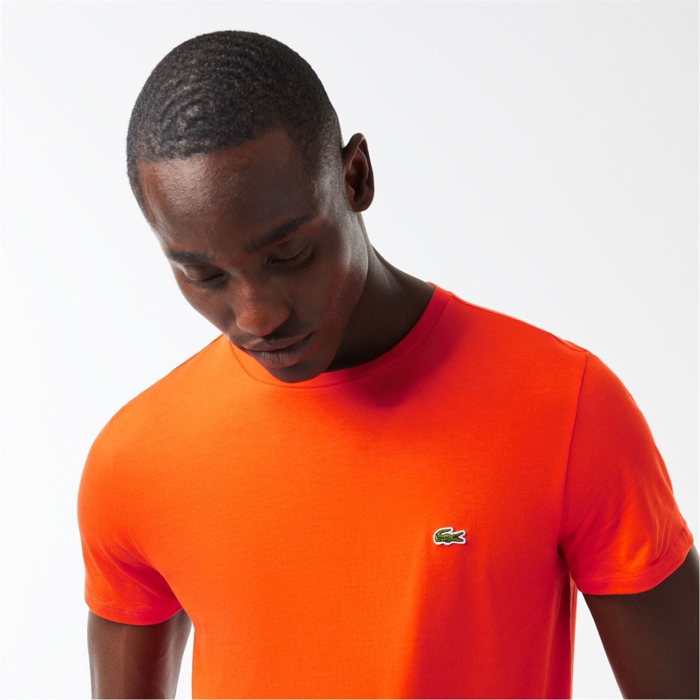 Lacoste Crocodile Logo Crew Neck Short Sleeve Jersey T-Shirt