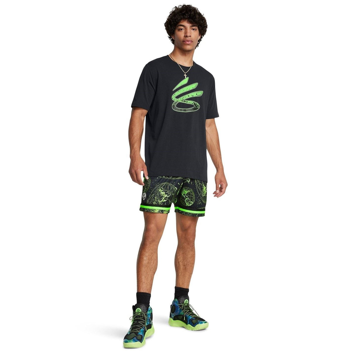 Under Armour Mens Curry Logo Trend T-Shirt