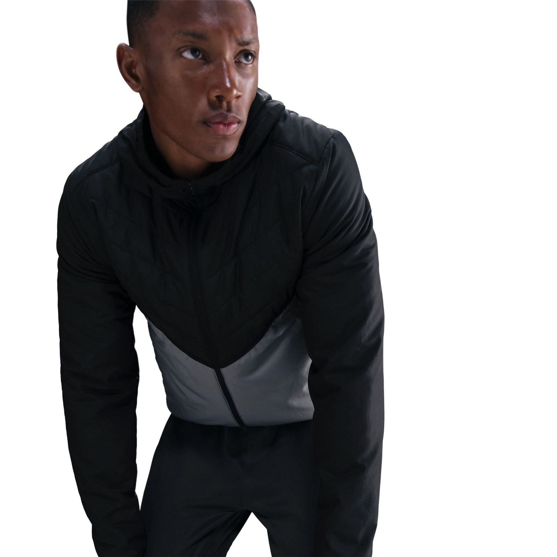 Nike Synth Repel Colour Block Side Pocket Running Jacket