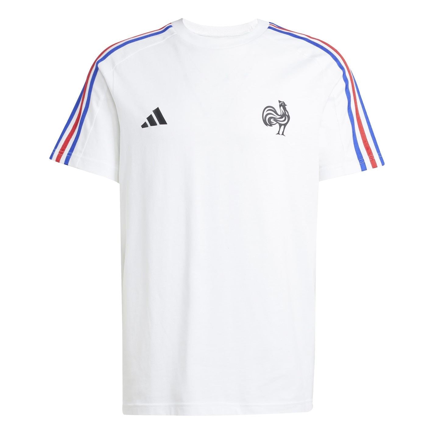 adidas Mens France Essentials 3 Stripes T-Shirt