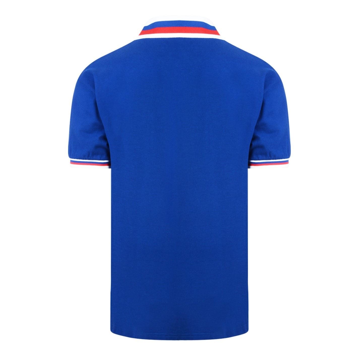 Score Draw Rangers Fc Retro Home Shirt 1981 Adults