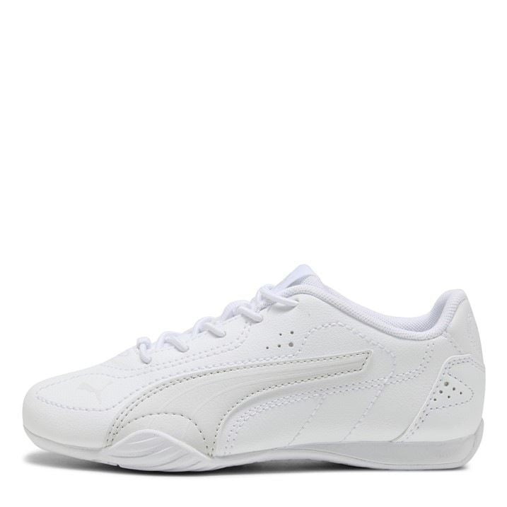Puma Low Top Round Toe Flat Heel Sneakers