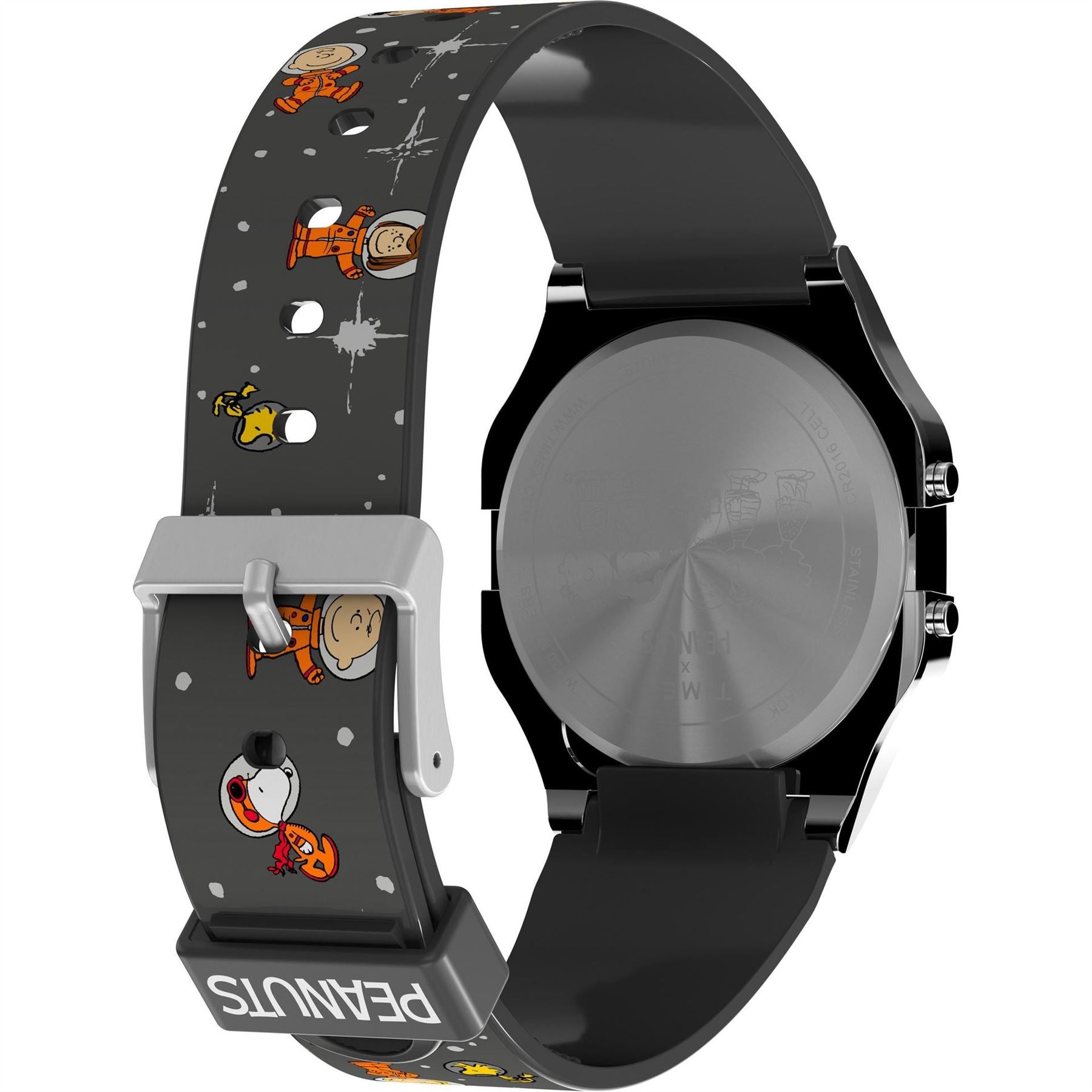 Timex Peanuts T80 Sn62 Fashion Analogue Rubber Strap Watch
