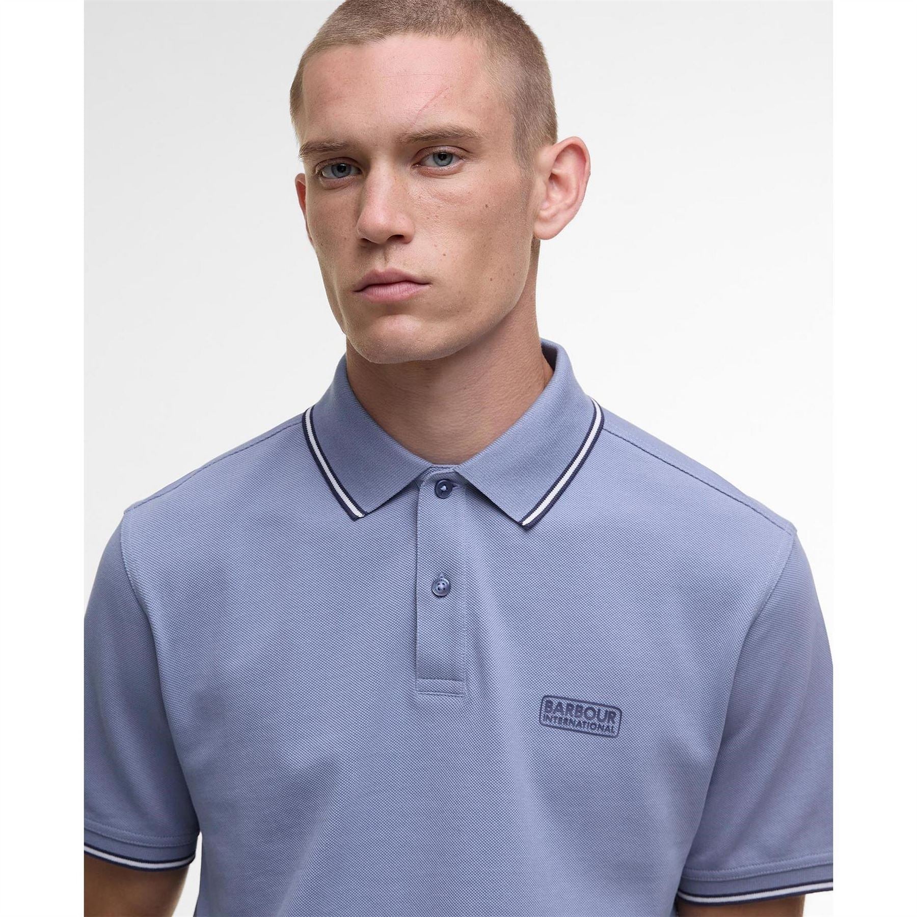 Barbour International Tipped Short Sleeve Polo Shirt