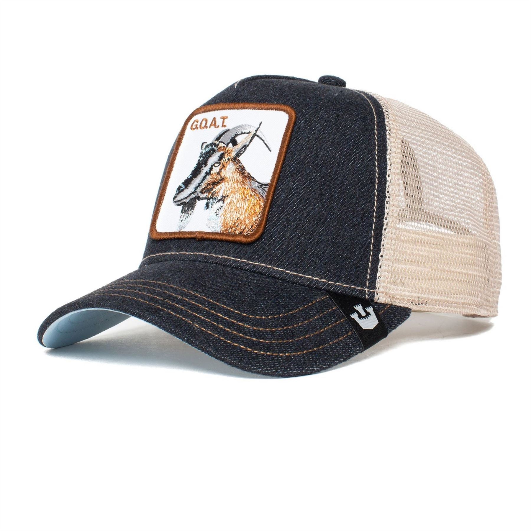 Goorin Bros Adjustable Trucker Cap with Pre-Curved Brim